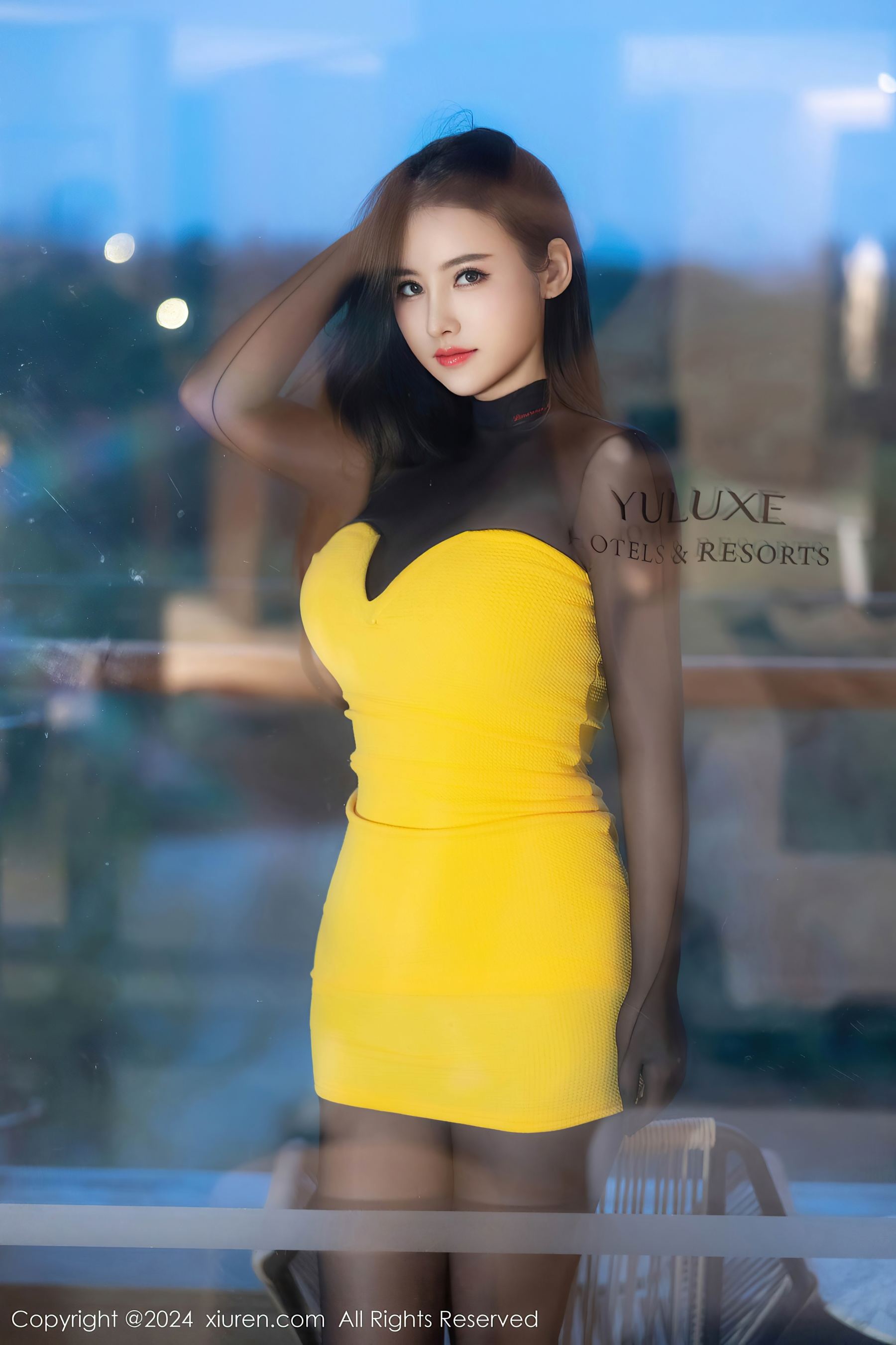 秀人网 No.9391 诗诗kiki 黑丝美臀插图7