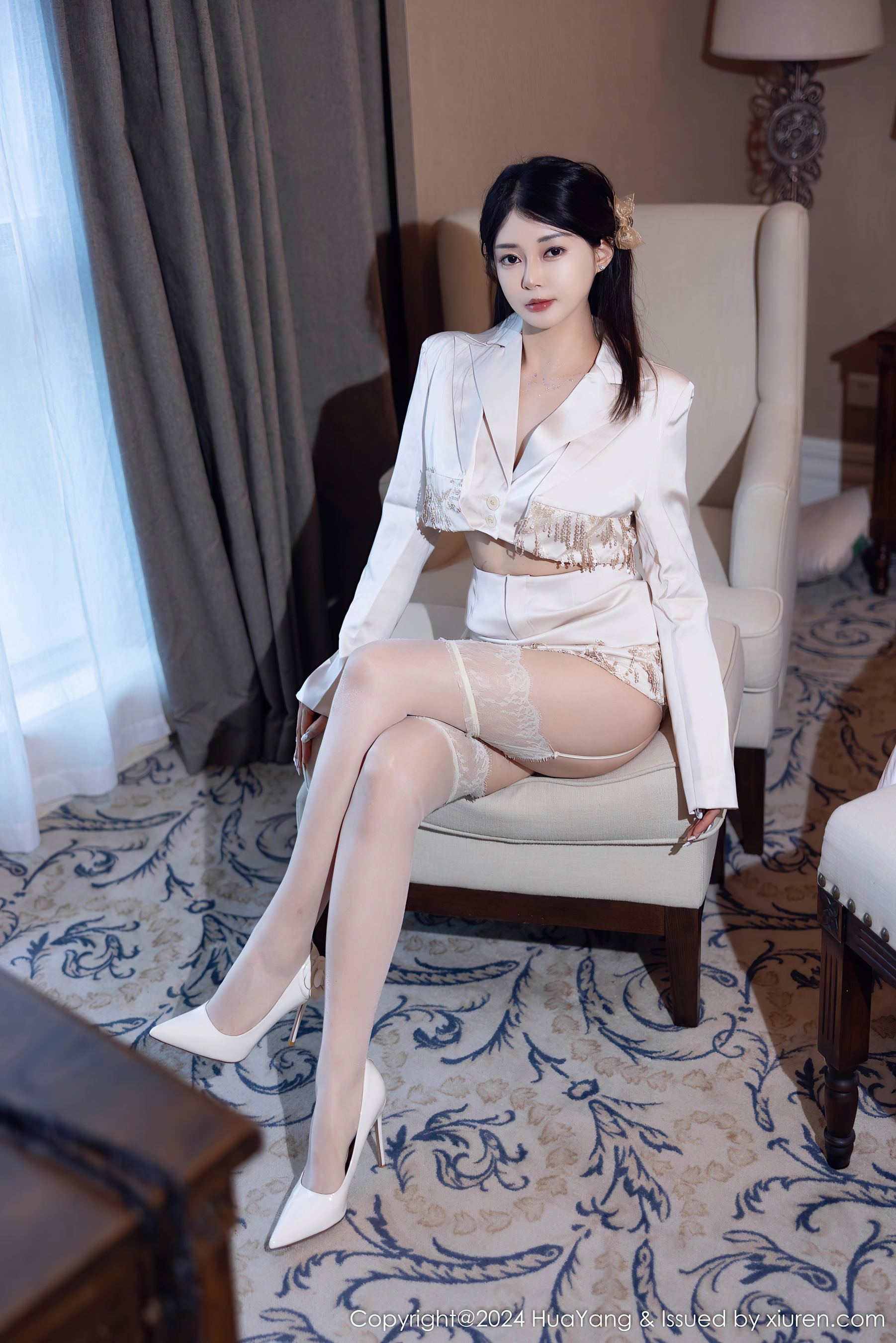 花漾 VOL.615 凯竹Quinn 丝袜美腿插图3