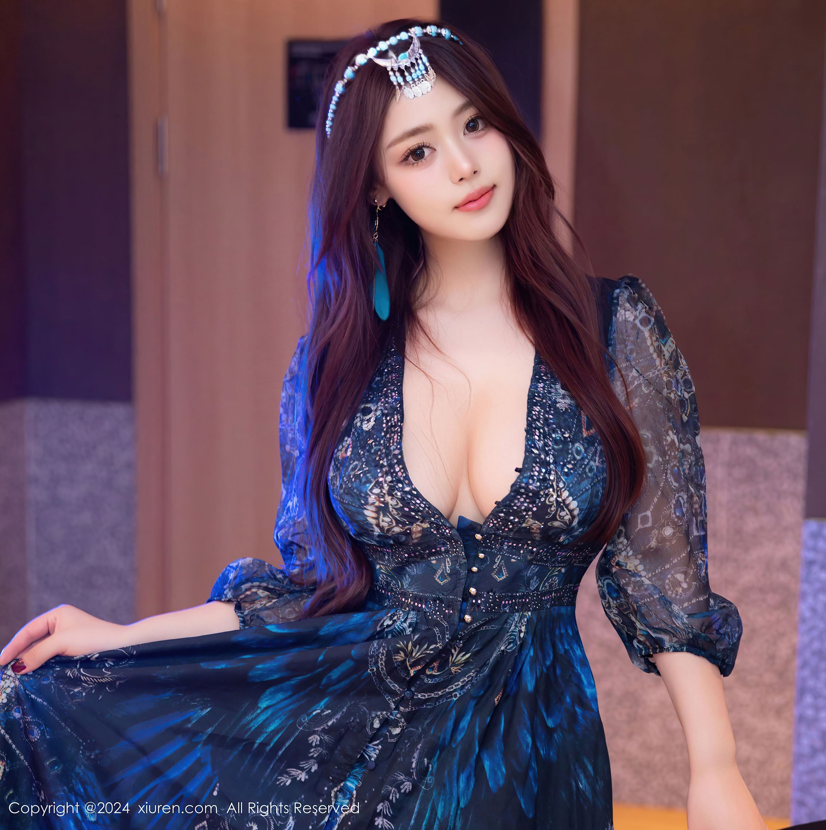 秀人网 No.9403 蛋蛋宝 黑丝美腿插图7
