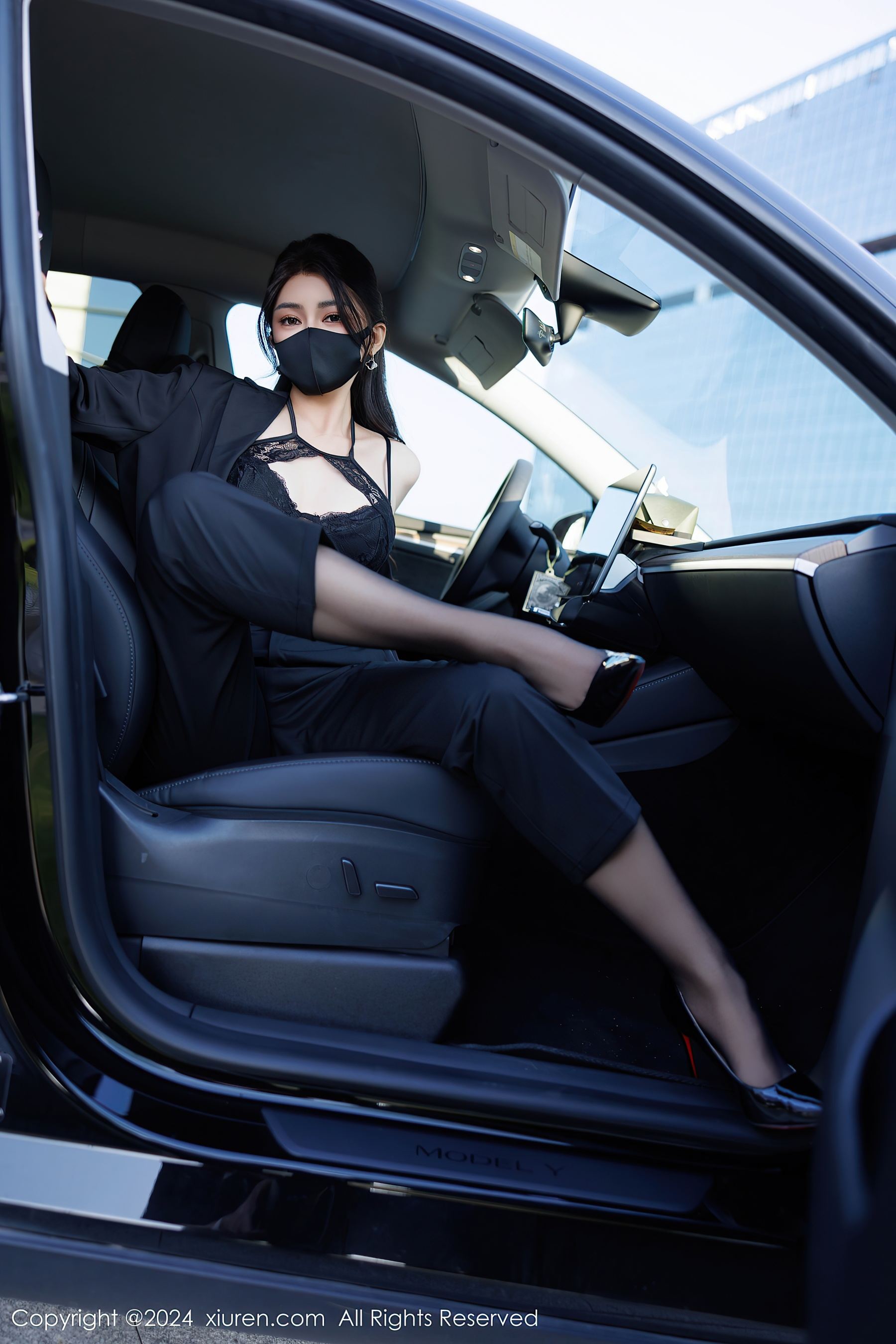 秀人网 No.9405 凯竹Quinn 黑丝美腿插图5