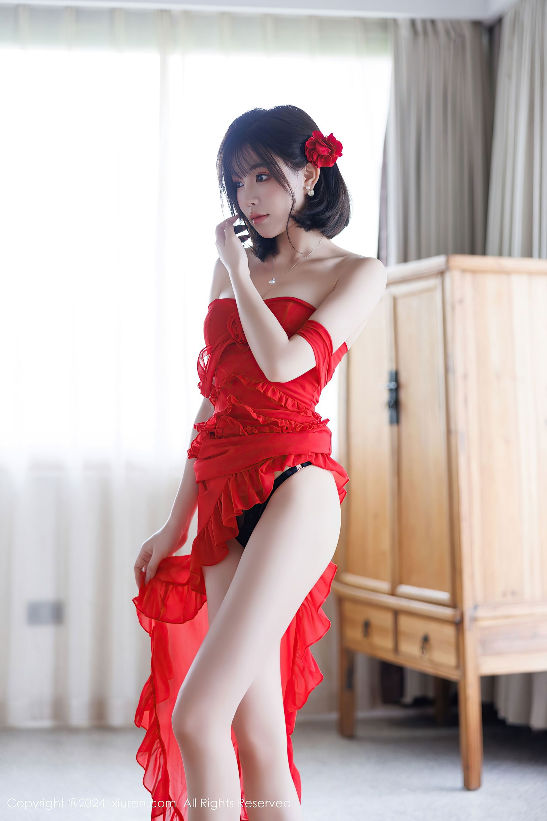 秀人网 No.9449 徐莉芝Booty 黑丝美腿插图7