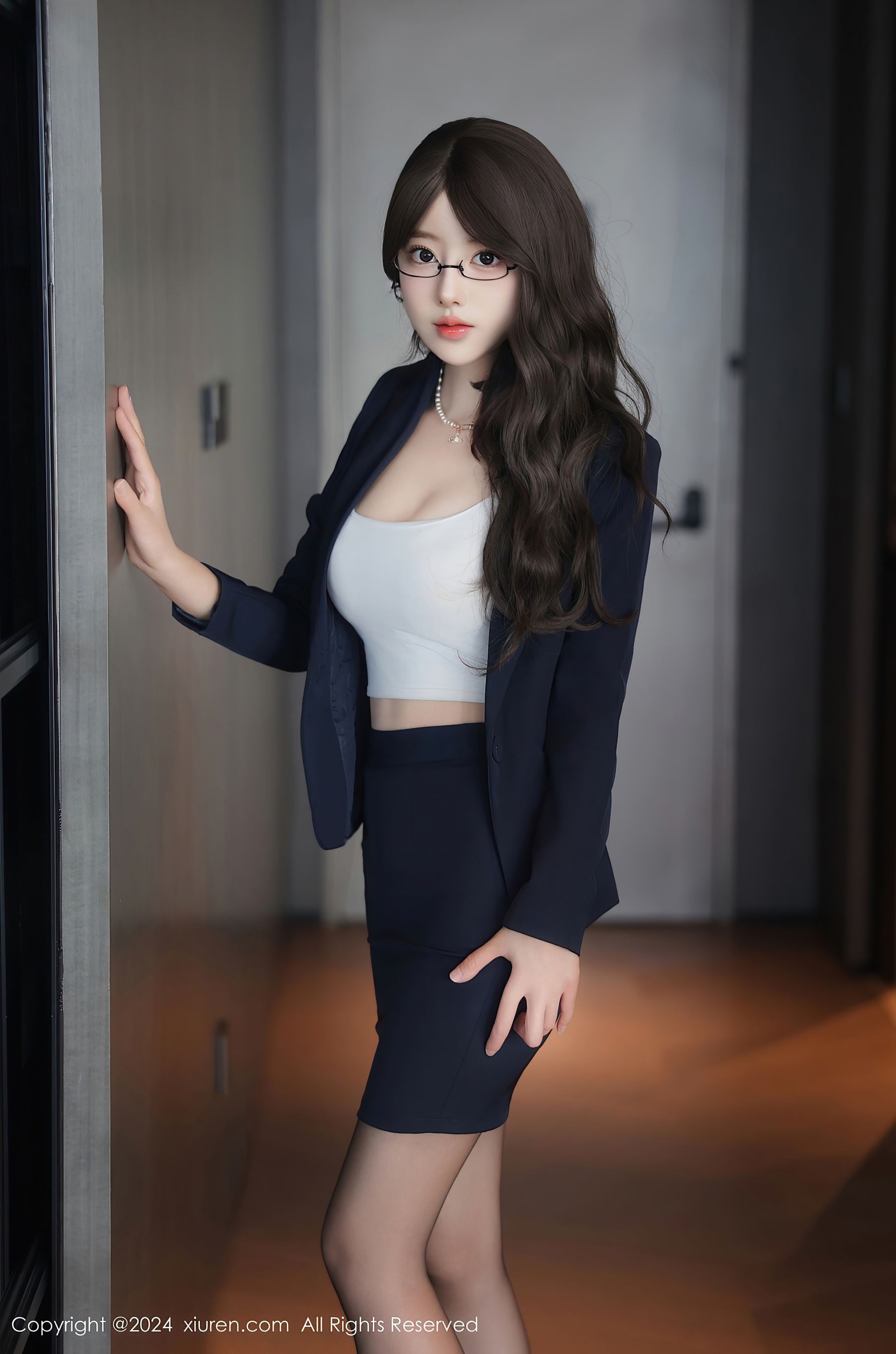 秀人网 No.9486 桃妖夭 黑丝美腿插图