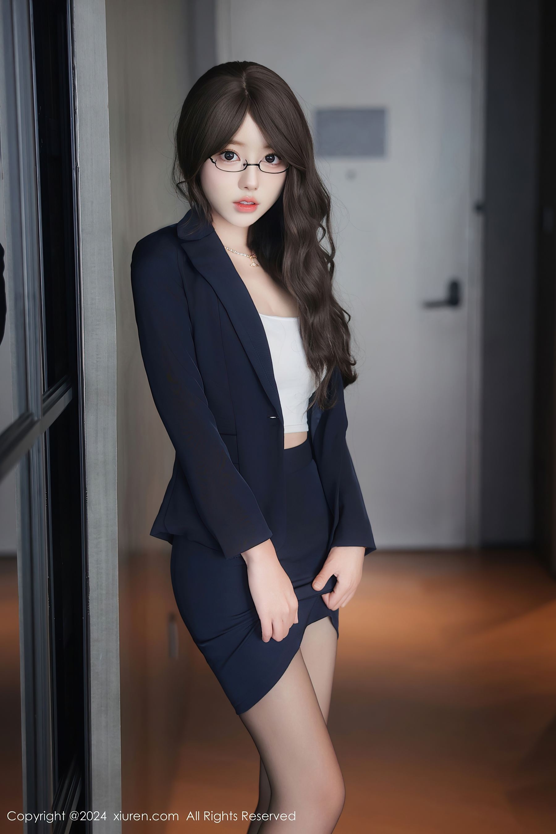 秀人网 No.9486 桃妖夭 黑丝美腿插图1
