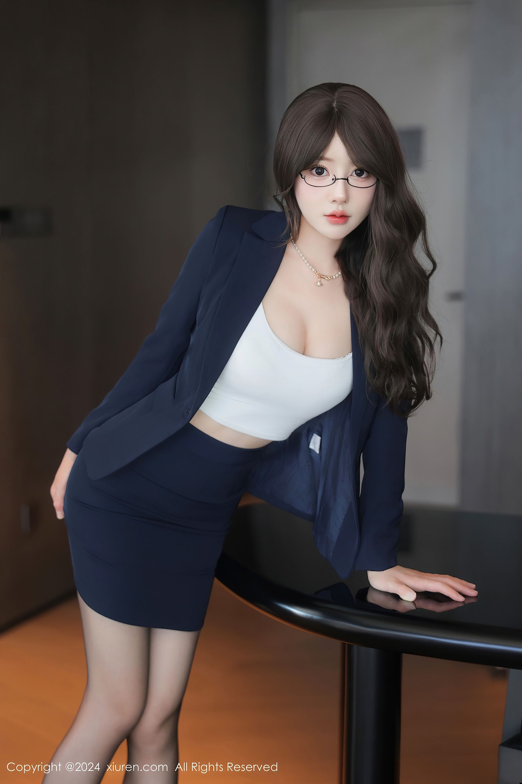 秀人网 No.9486 桃妖夭 黑丝美腿插图5