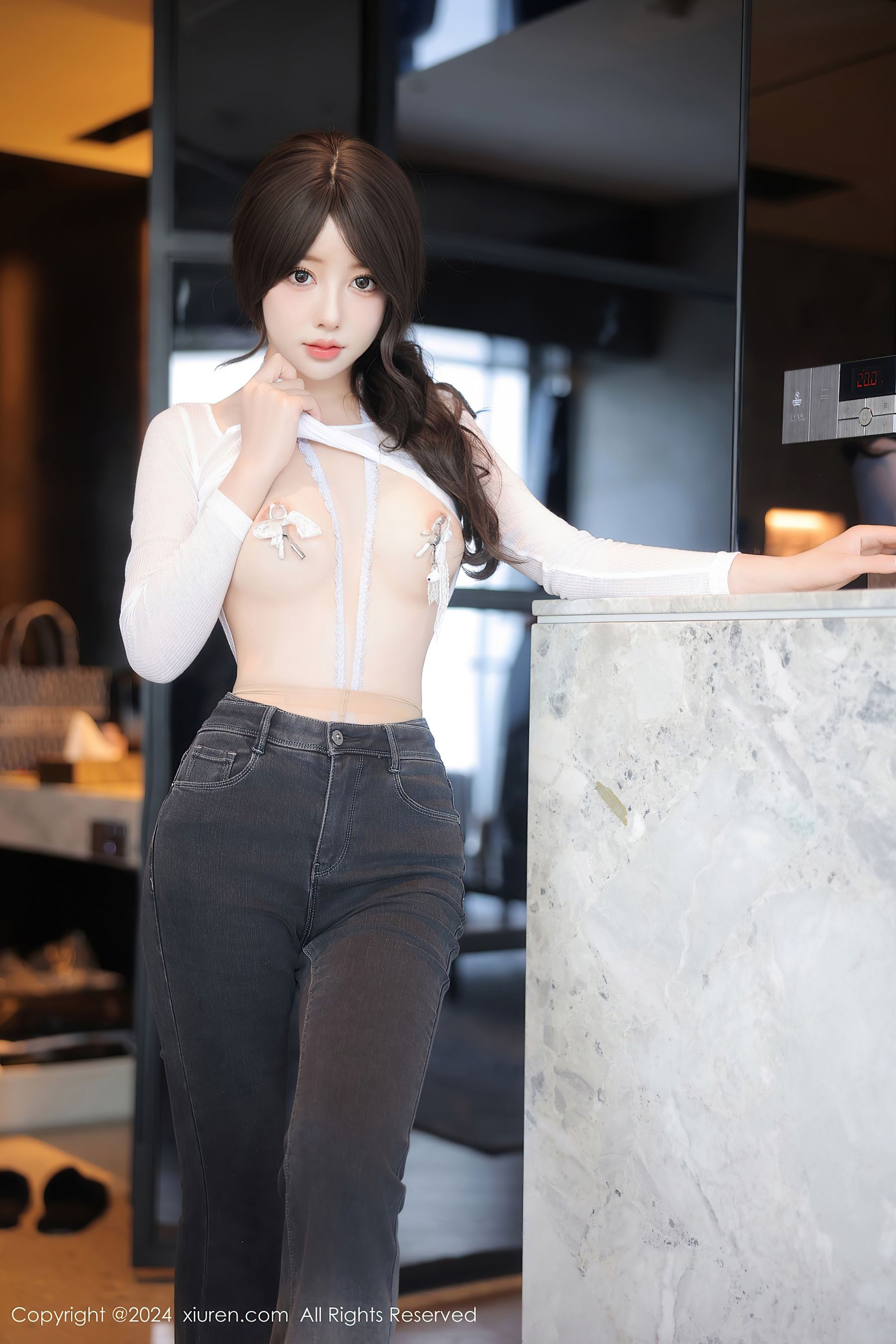 秀人网 No.9524 桃妖夭 美腿丝袜插图4