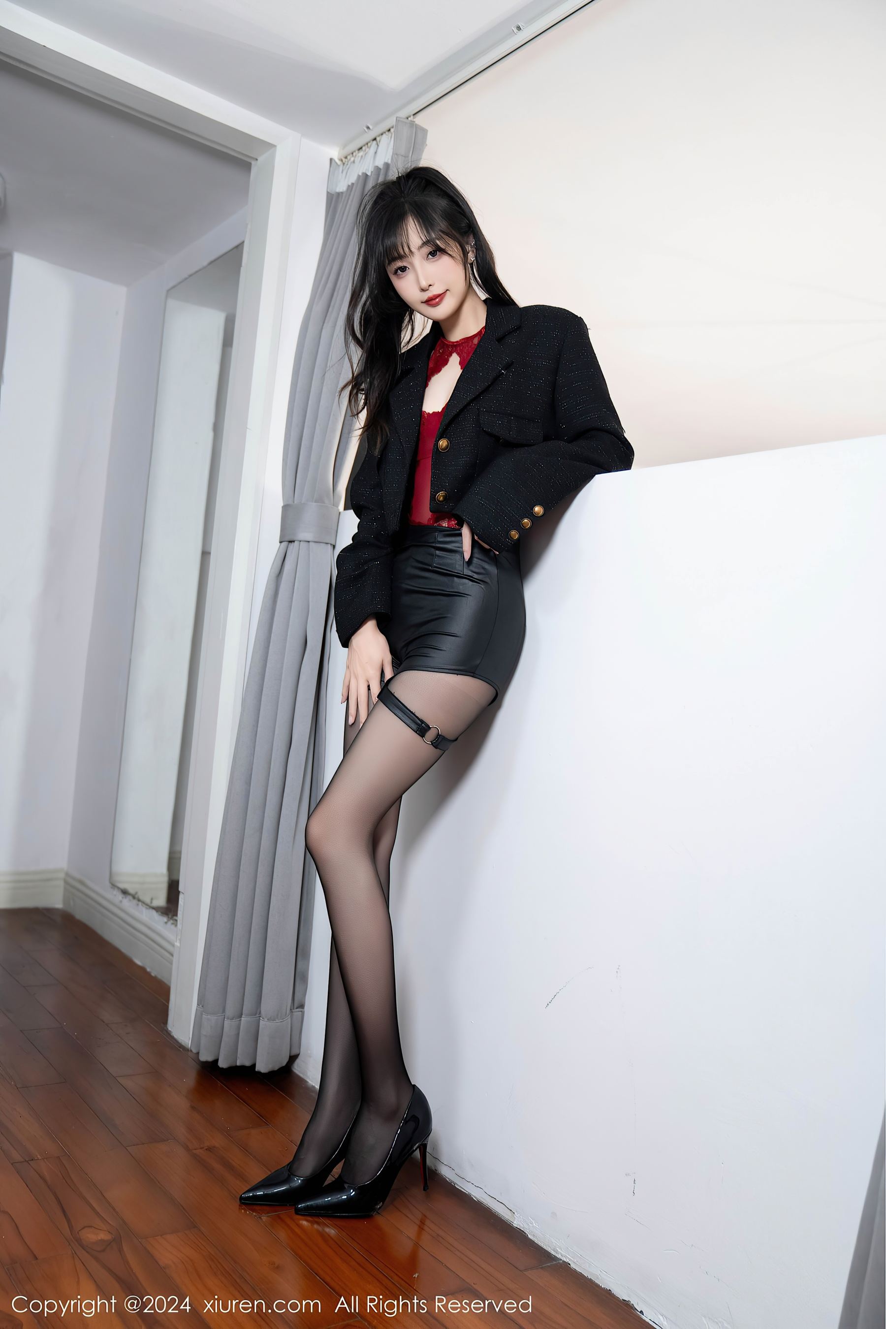 秀人网 No.9561 林星阑 黑丝美腿插图3