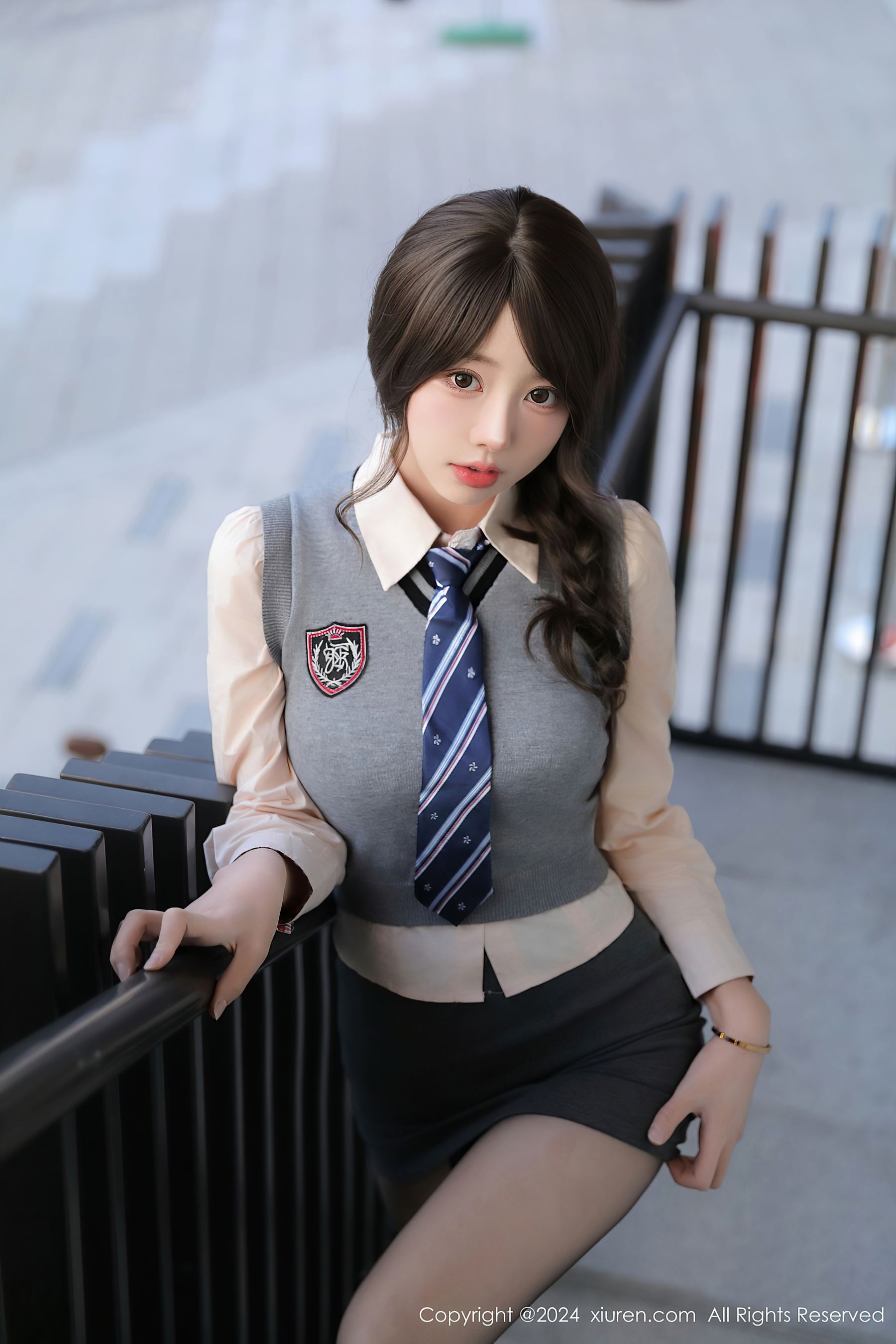 秀人网 No.9562 桃妖夭 黑丝美腿插图5