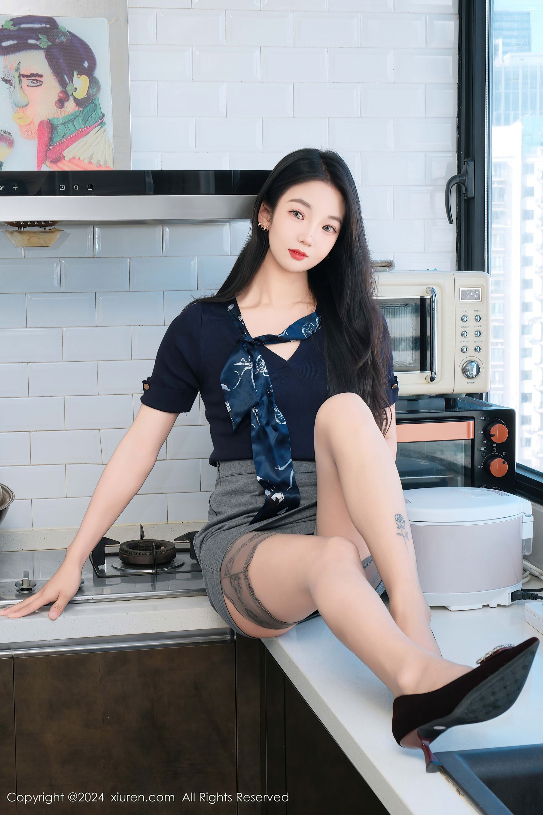 秀人网 No.9580 希恬儿 丝袜美腿插图7