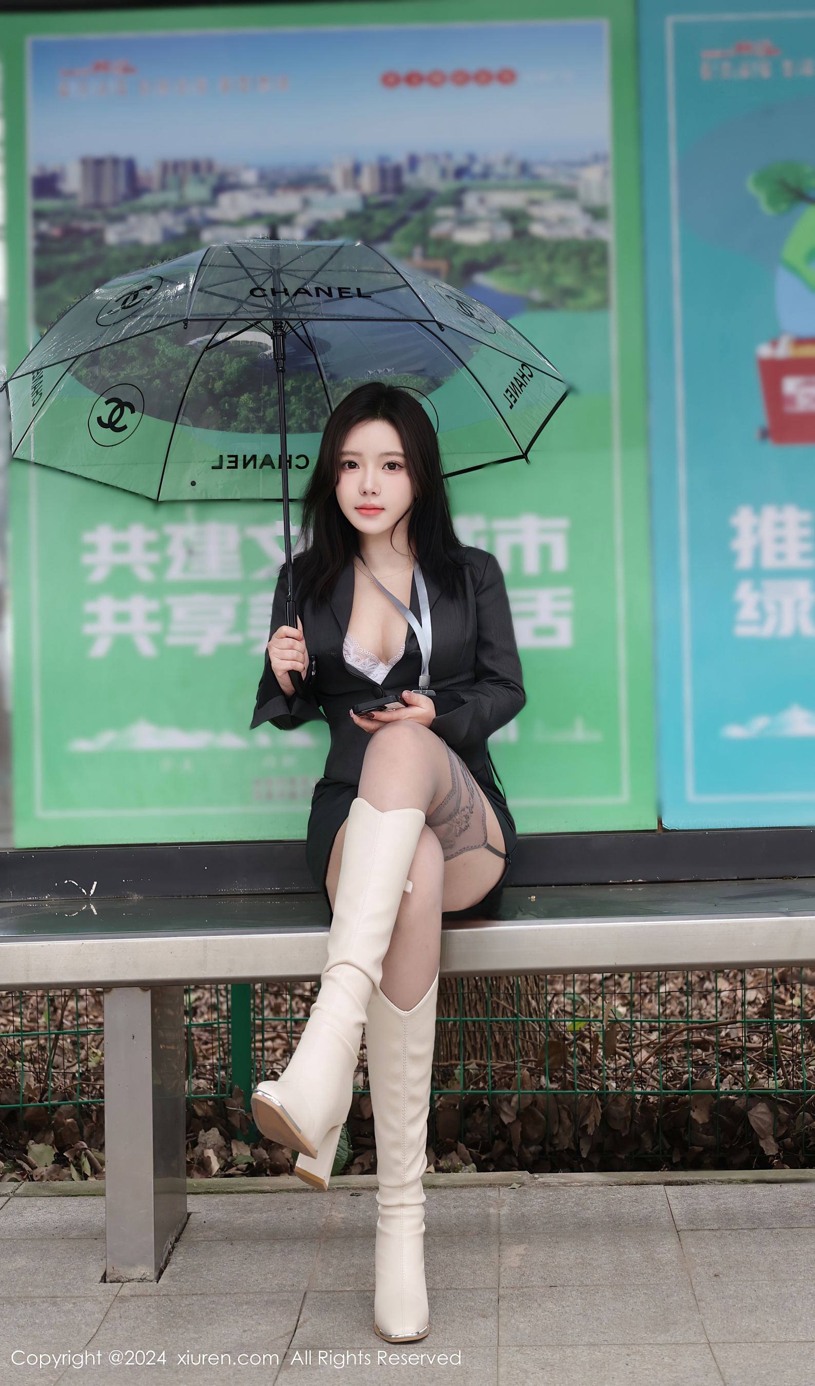 秀人网 No.9595 小薯条nienie 丝袜美腿插图1