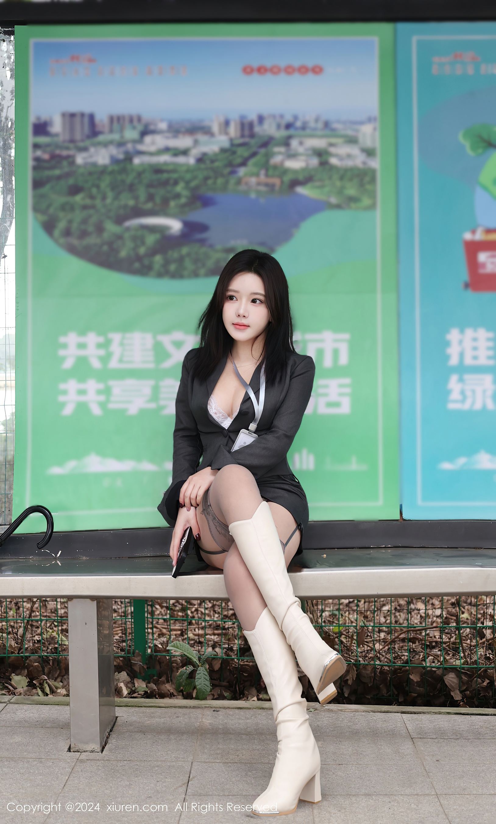 秀人网 No.9595 小薯条nienie 丝袜美腿插图2
