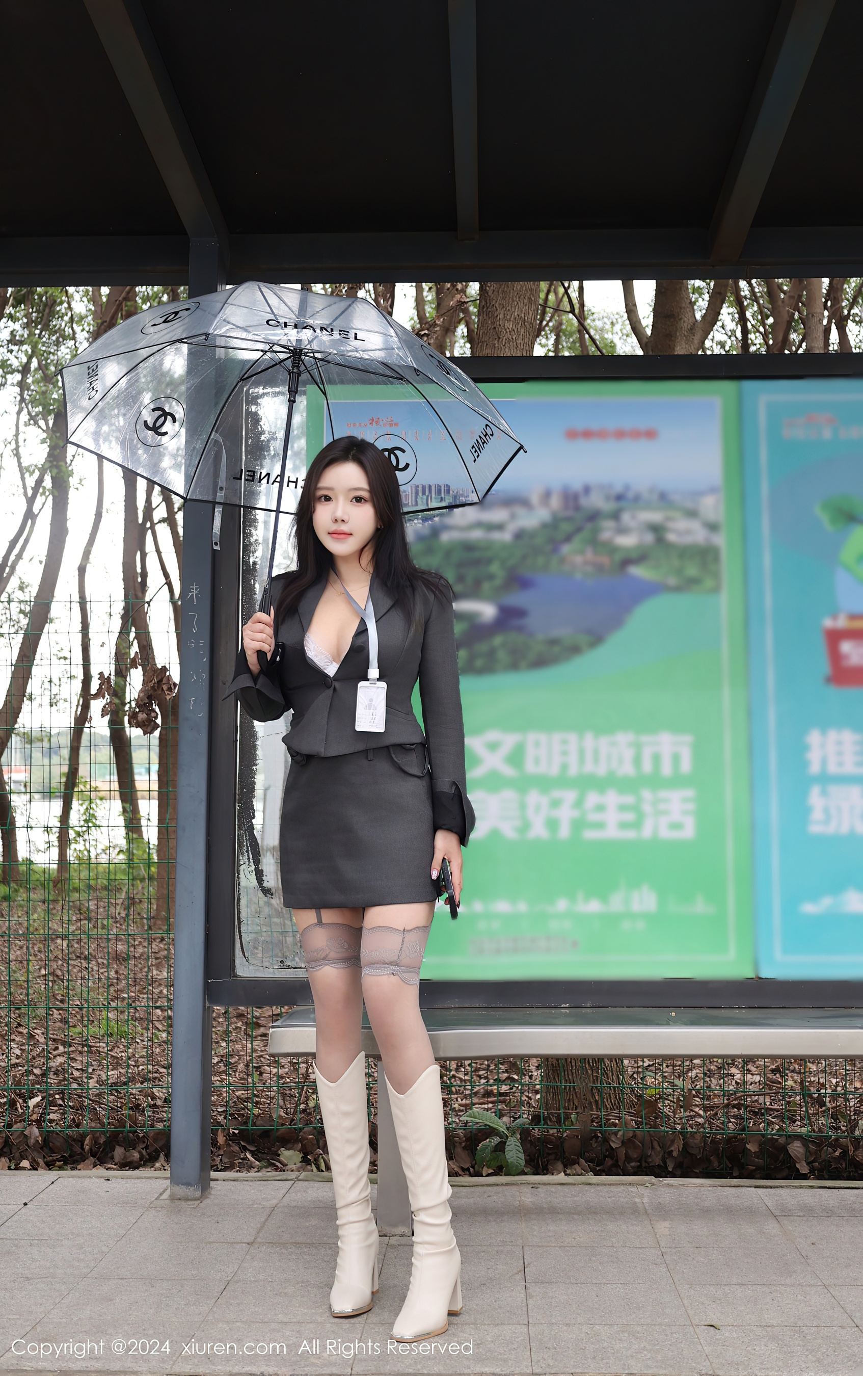 秀人网 No.9595 小薯条nienie 丝袜美腿插图4