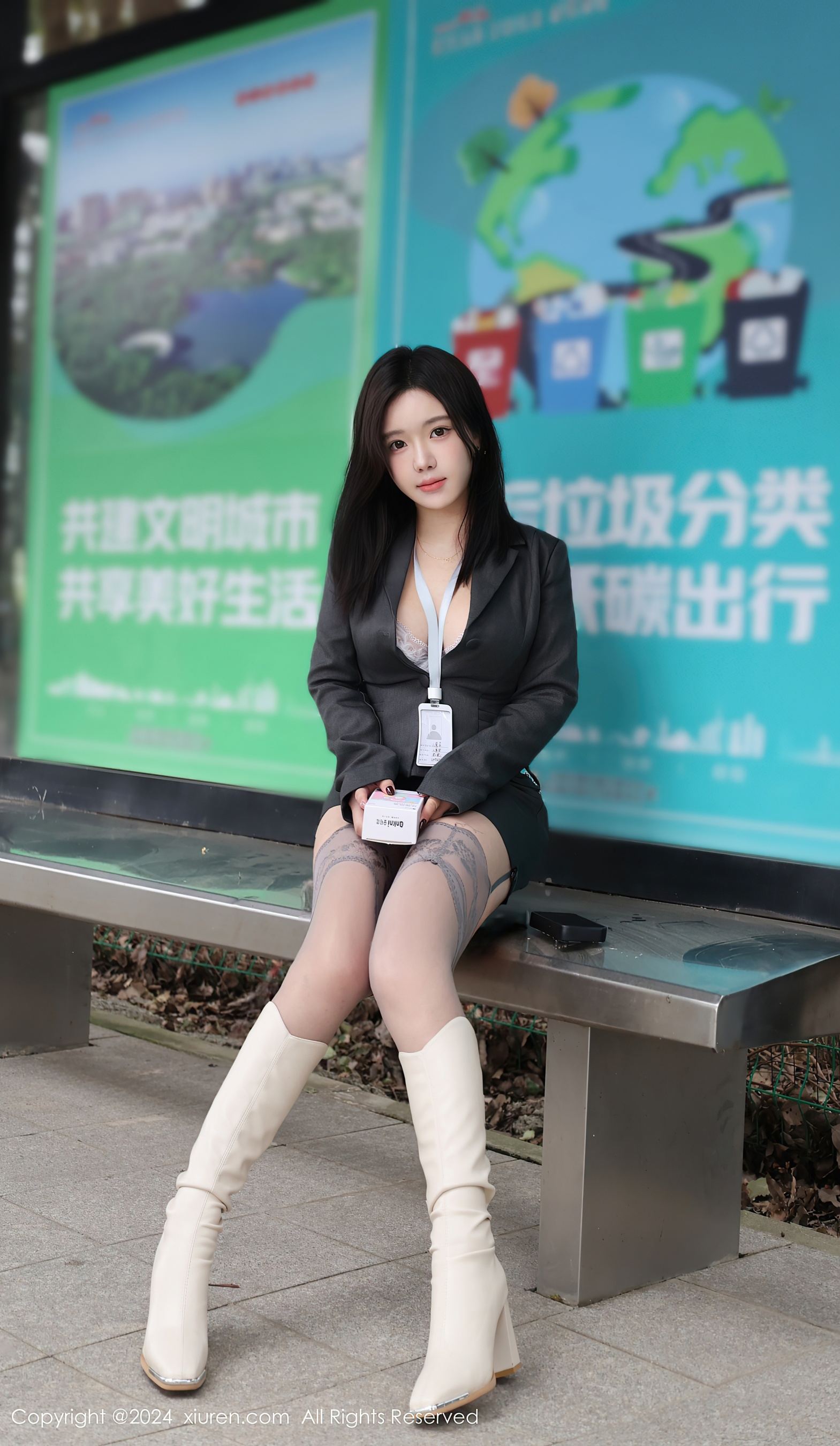秀人网 No.9595 小薯条nienie 丝袜美腿插图9