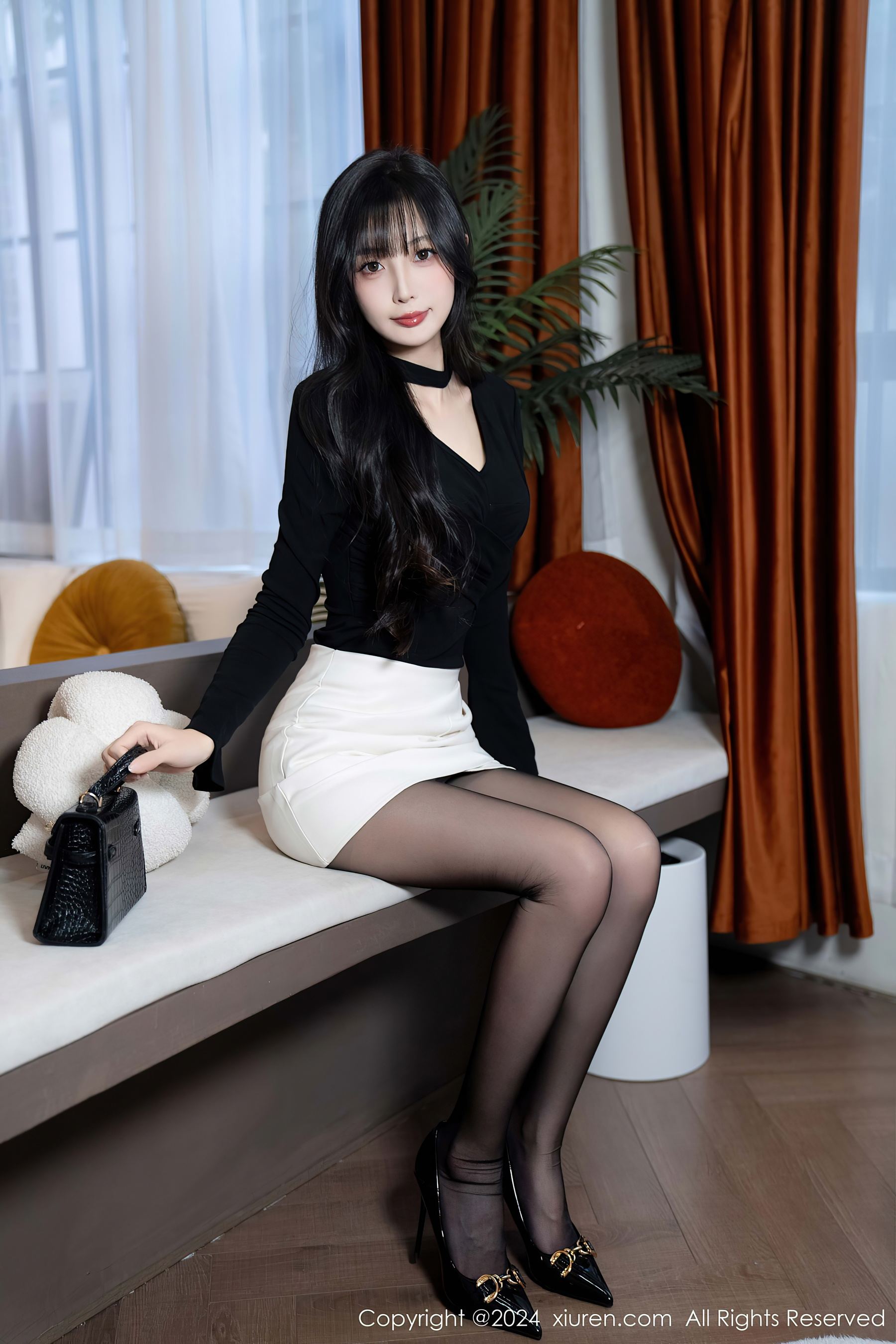 秀人网 No.9691 林星阑 黑丝美腿插图9