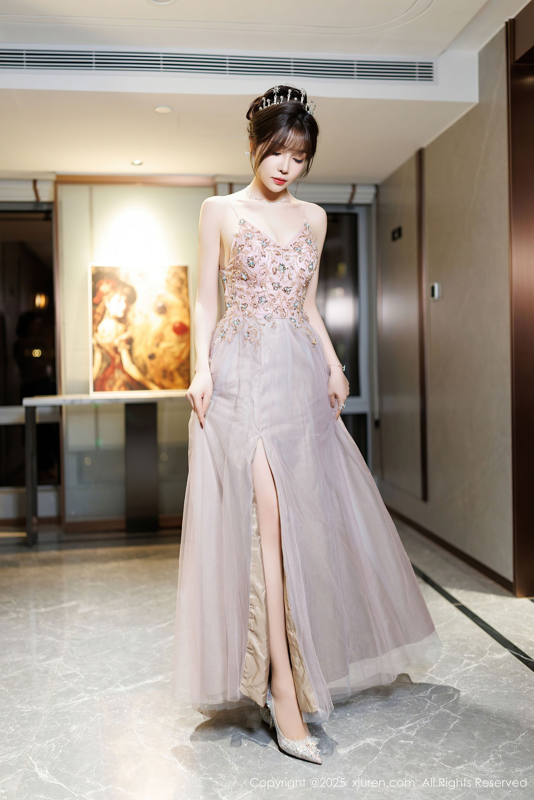 秀人网 No.9699 徐莉芝Booty 丝袜美腿插图3