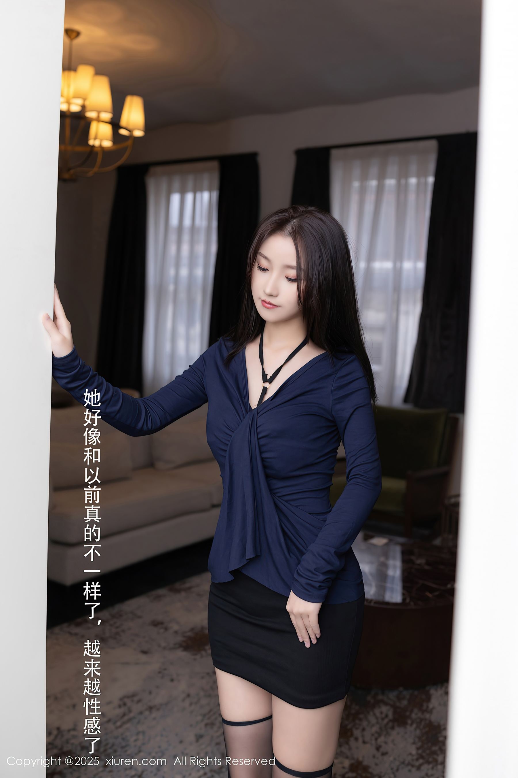 秀人网 No.9729 杏子Yada 黑丝美腿插图8