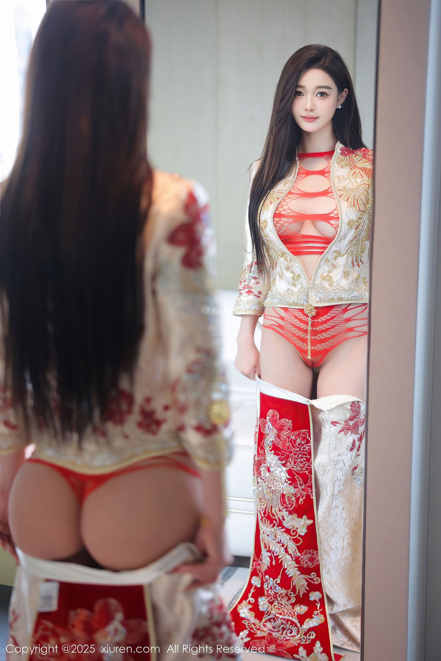 秀人网 No.9833 Candy糖糖 妩媚美腿插图6