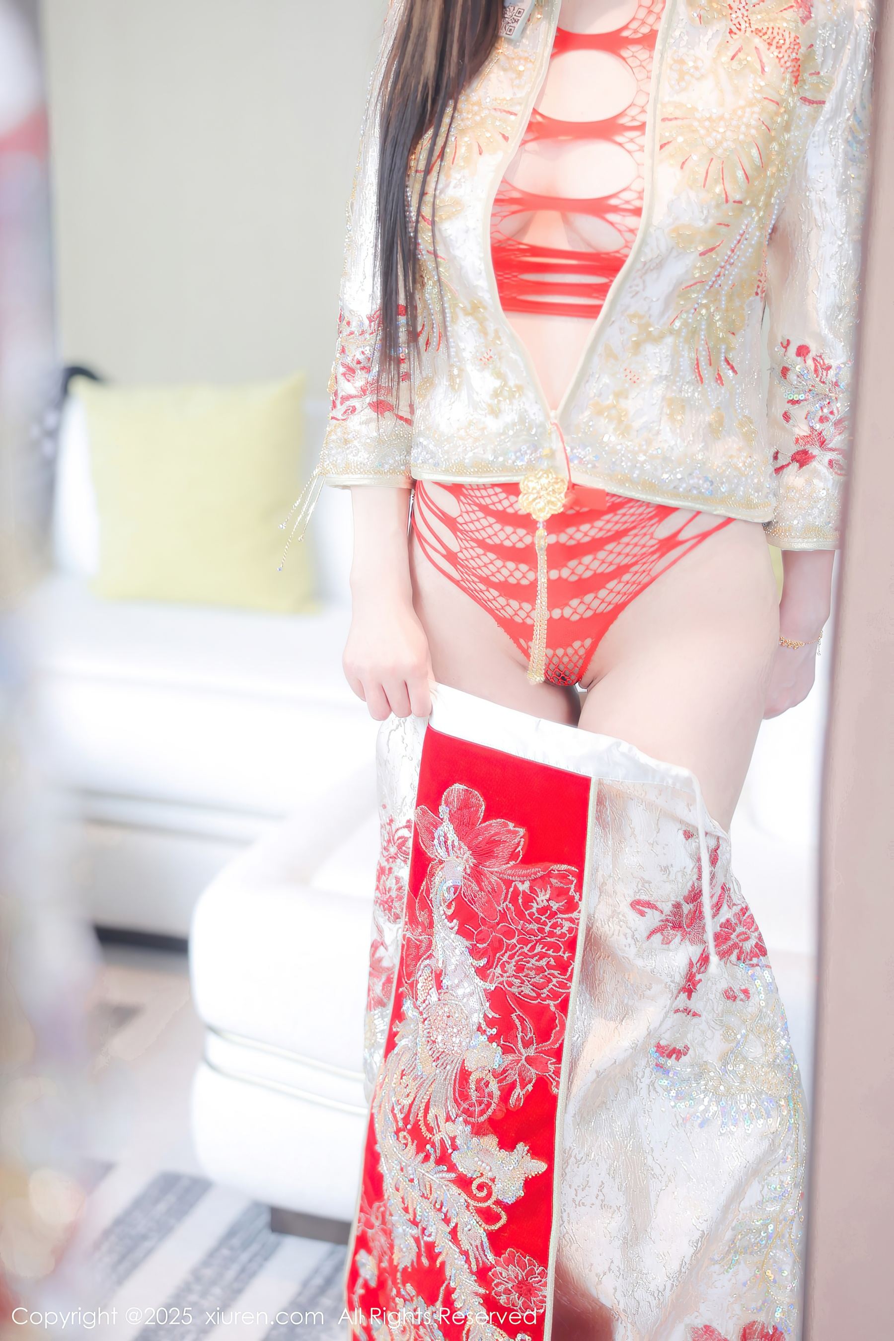 秀人网 No.9833 Candy糖糖 妩媚美腿插图7