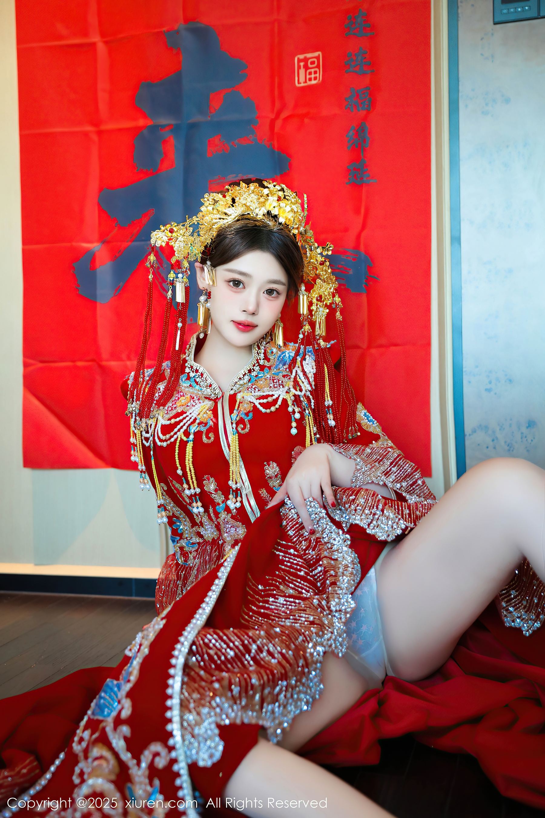 秀人网 No.9823 蛋蛋宝 新婚美腿插图3