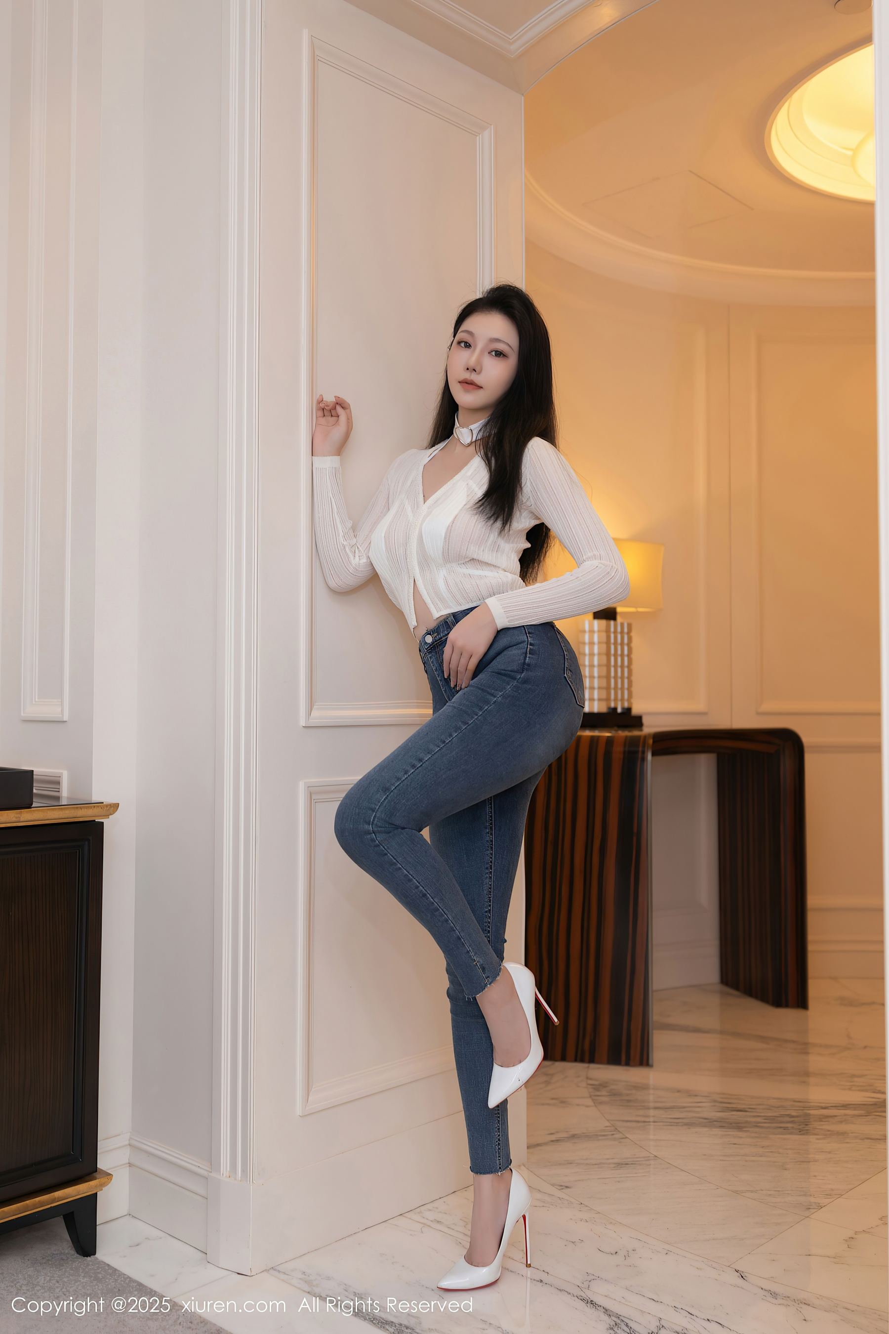 秀人网 No.9900 安然anran 丝袜美腿插图4