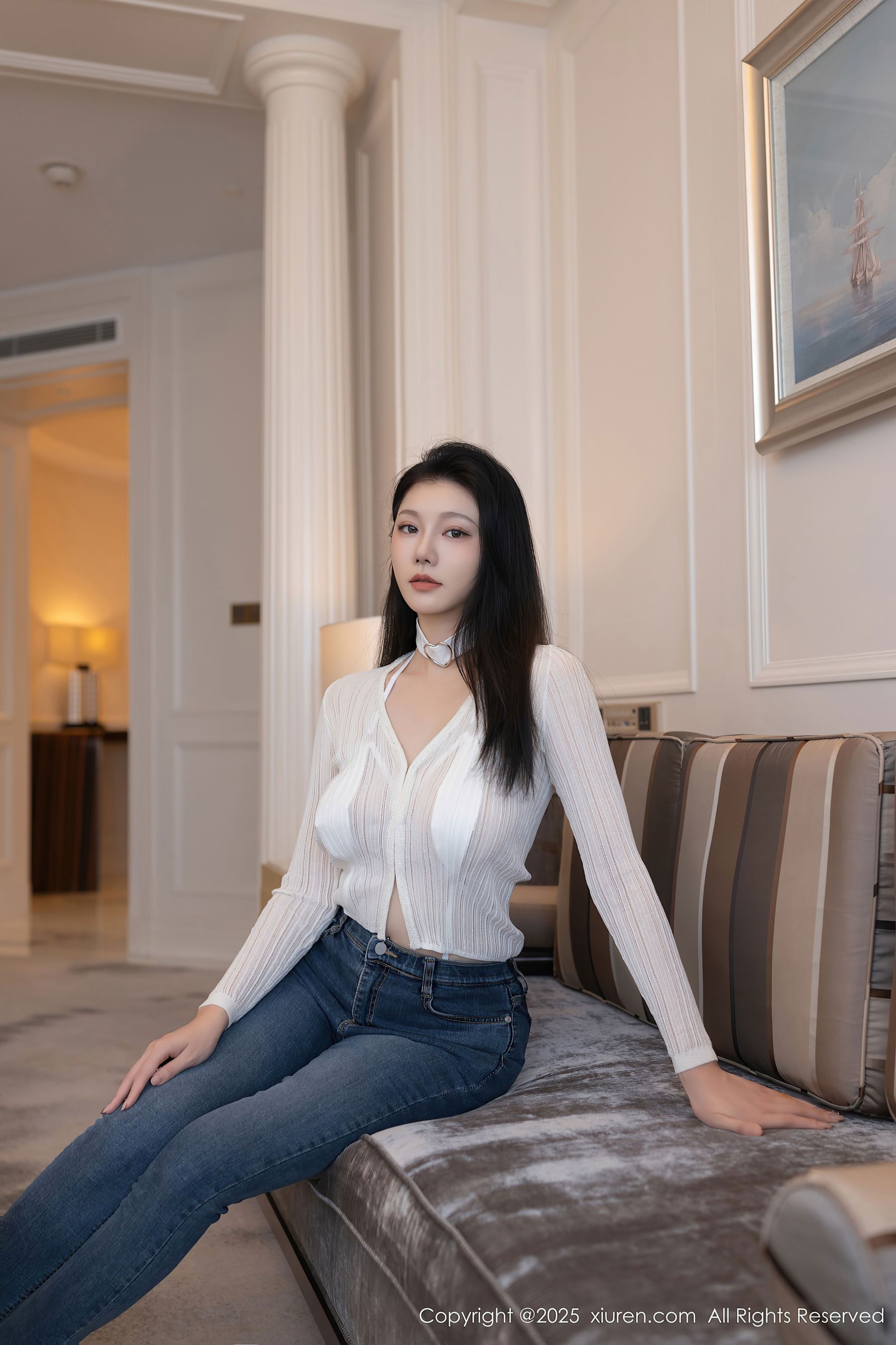 秀人网 No.9900 安然anran 丝袜美腿插图2