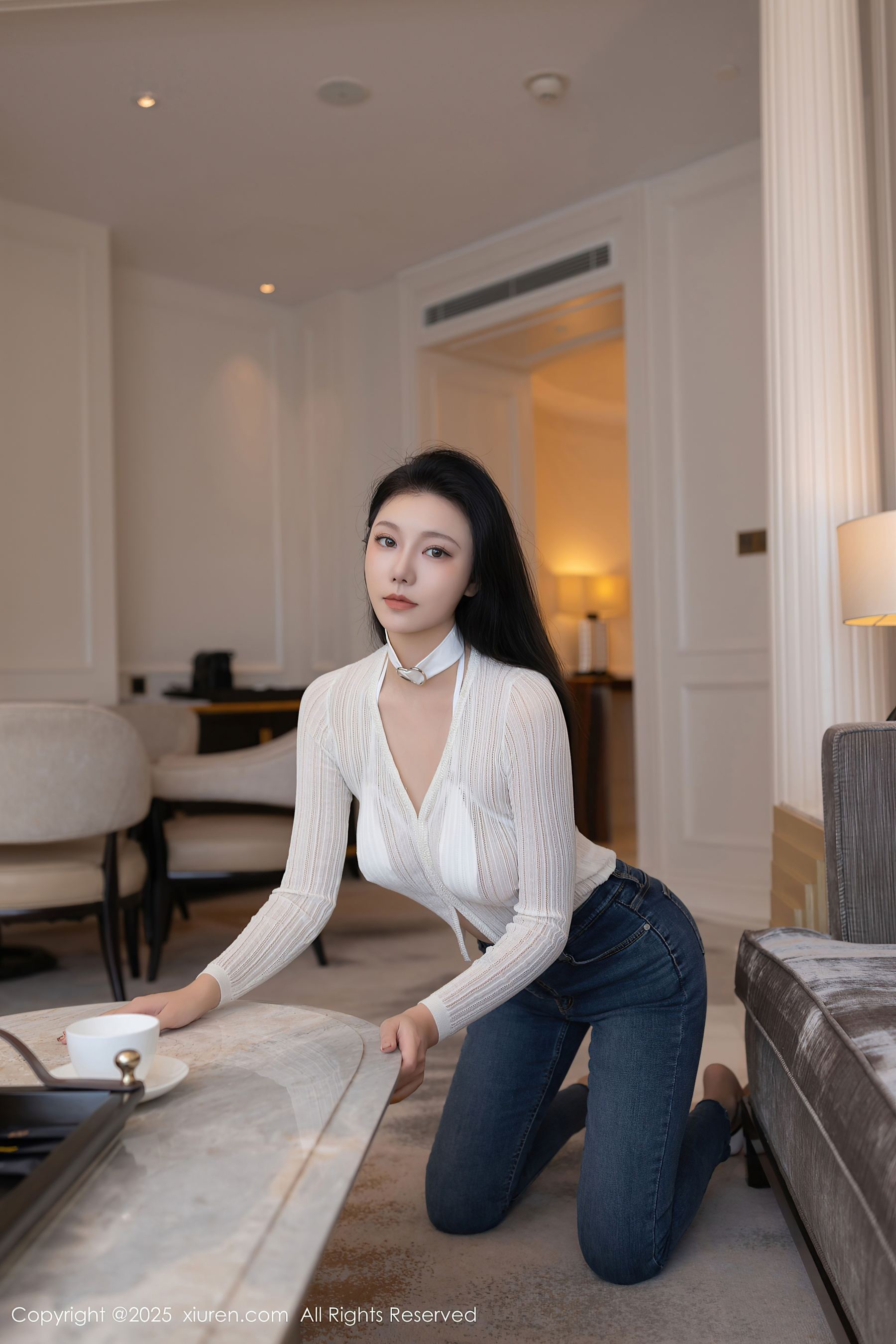 秀人网 No.9900 安然anran 丝袜美腿插图7