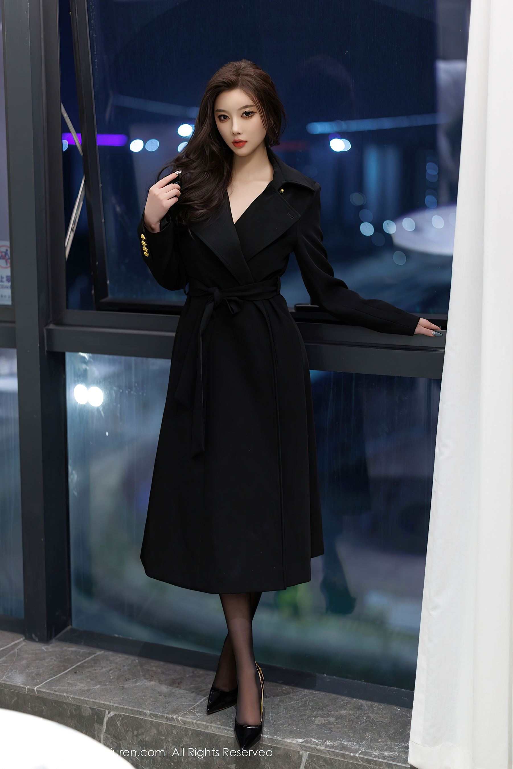 秀人网 No.9984 杨晨晨Yome 美腿黑丝插图3