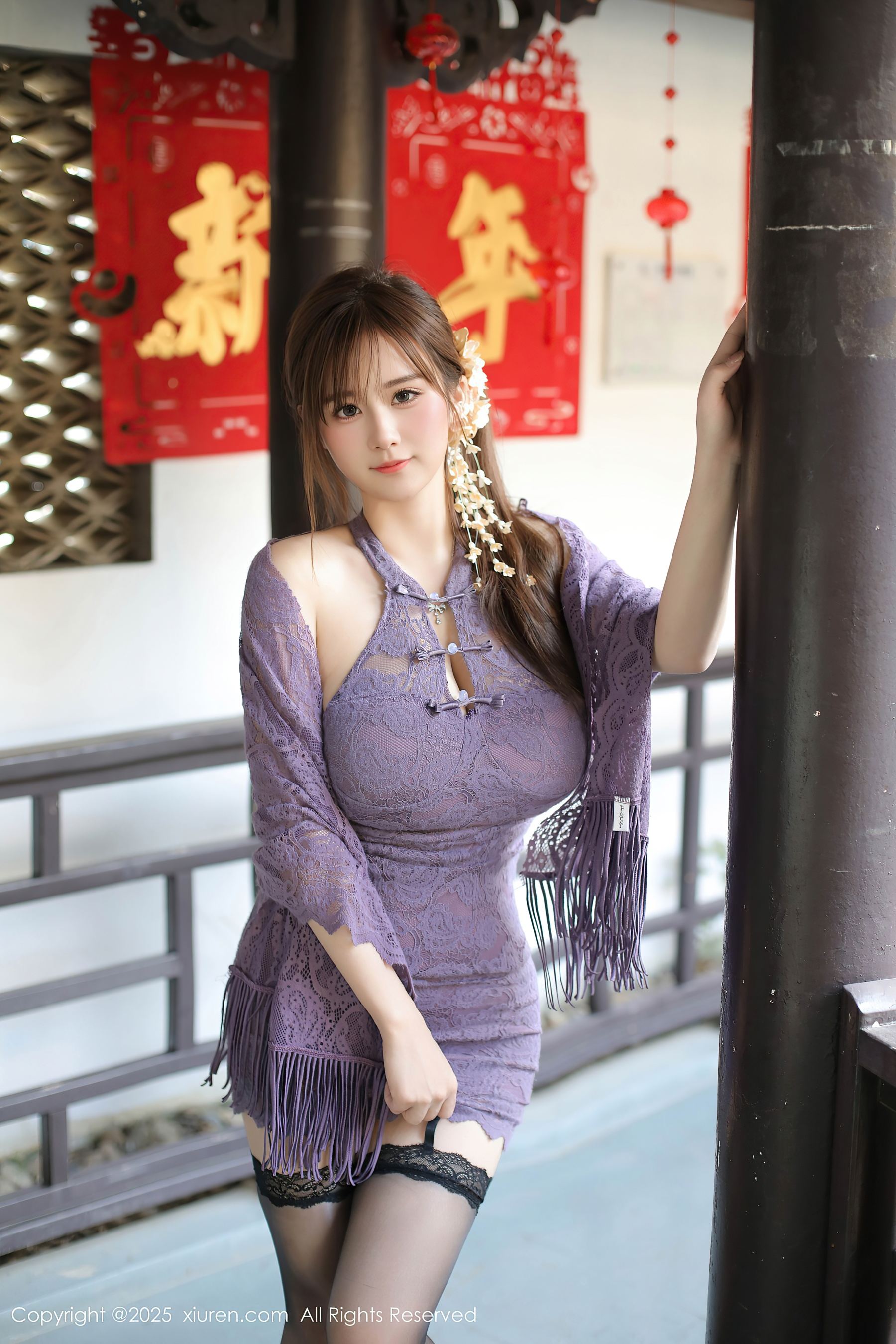 秀人网 No.9997 小肉肉咪 黑丝美臀插图