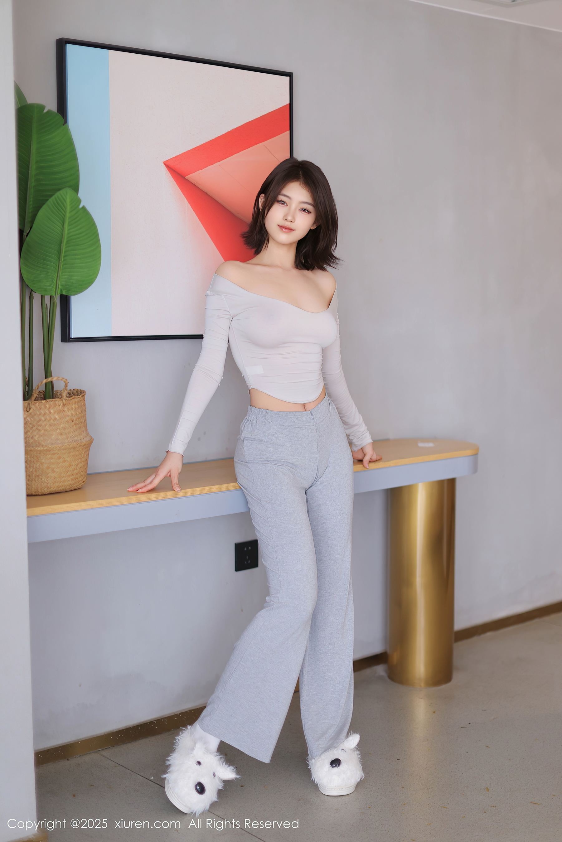 秀人网 No.10021 小橘子orange 美腿性感插图6