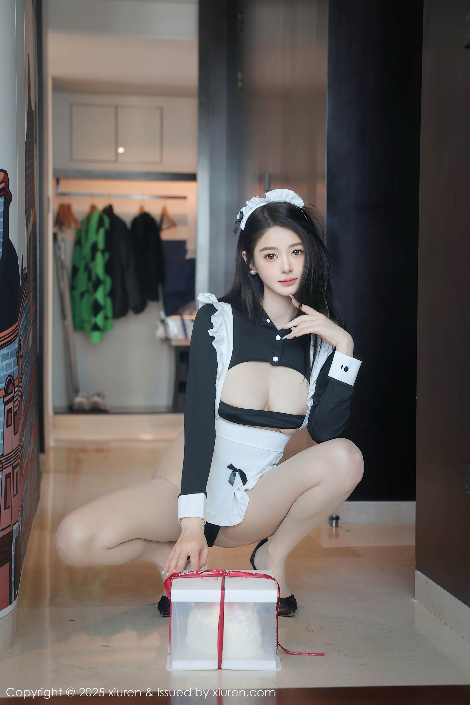 秀人网 No.10024 Candy糖糖 女仆美腿插图5