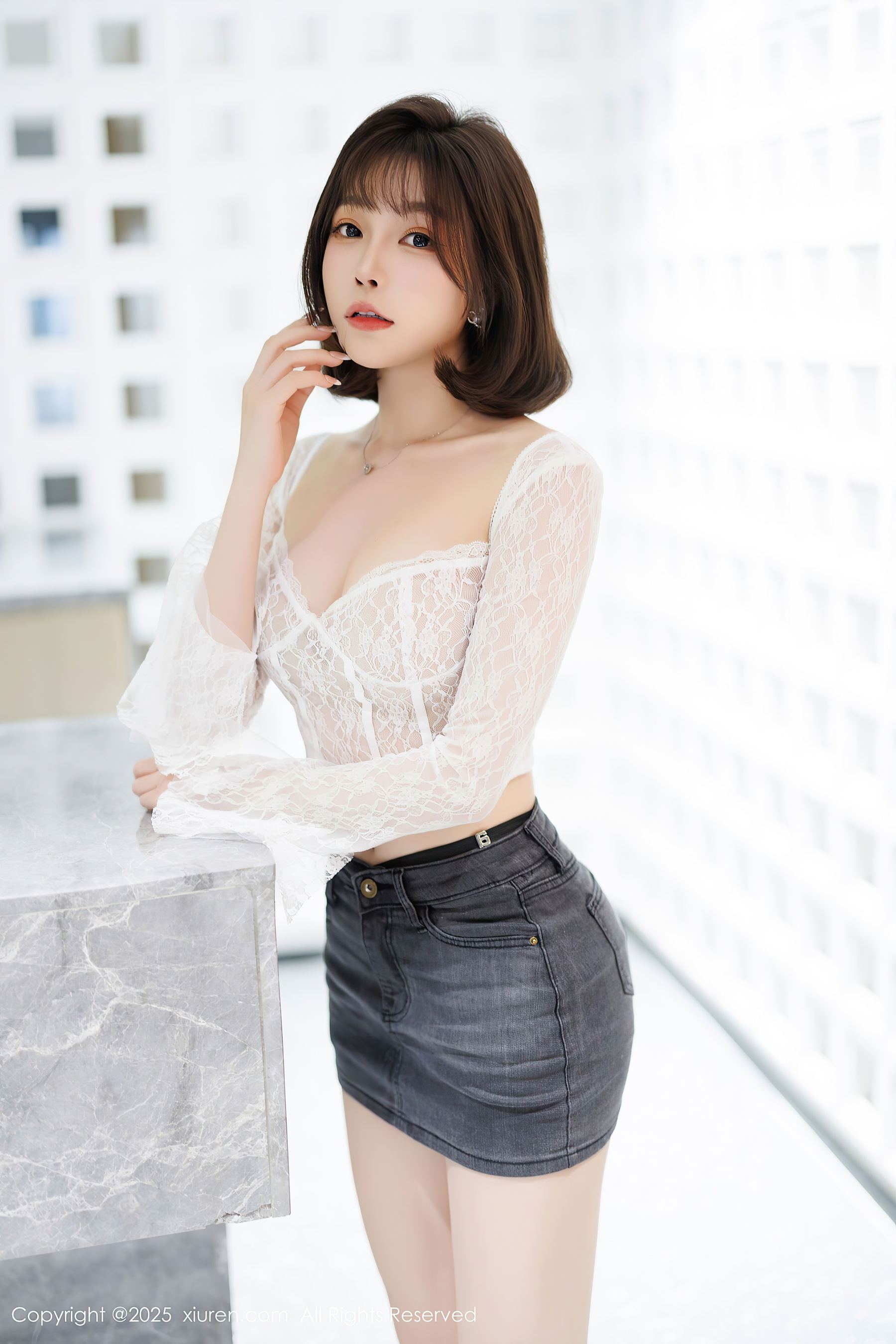 秀人网 No.10113 徐莉芝Booty 诱人白袜插图7