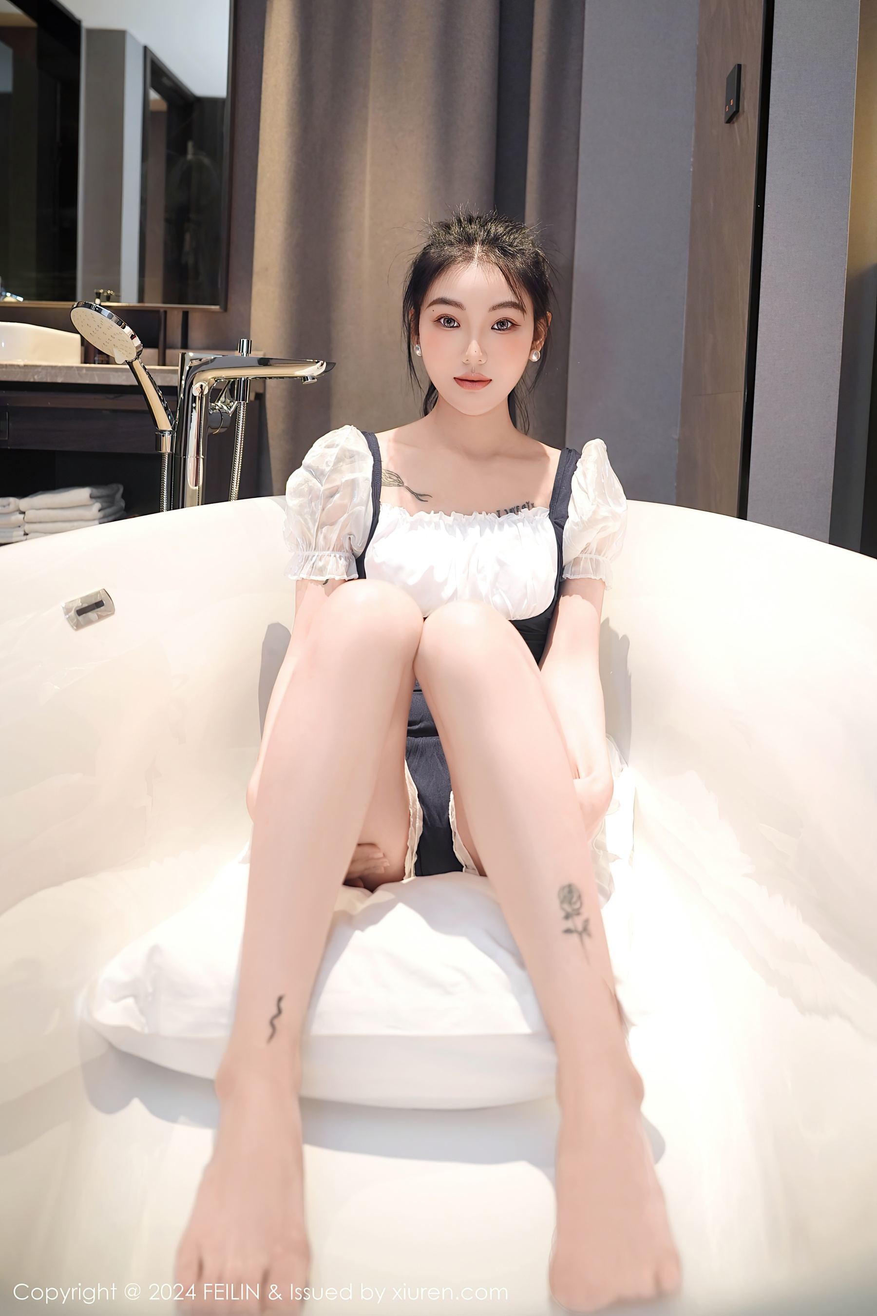 嗲囡囡 VOL.491 希恬儿 浴缸美腿插图1