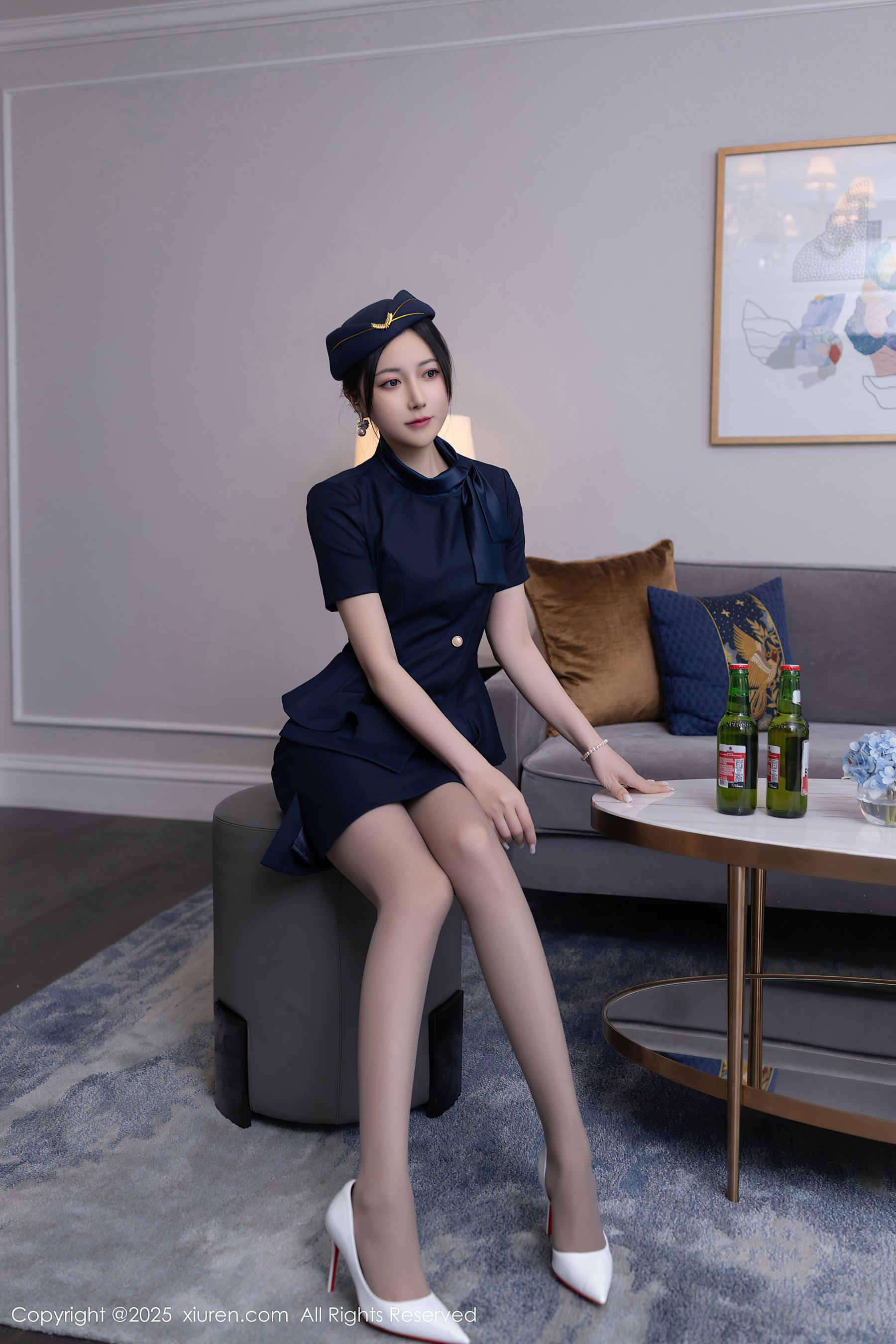秀人网 No.10142 鱼子酱Fish 空姐制服插图8
