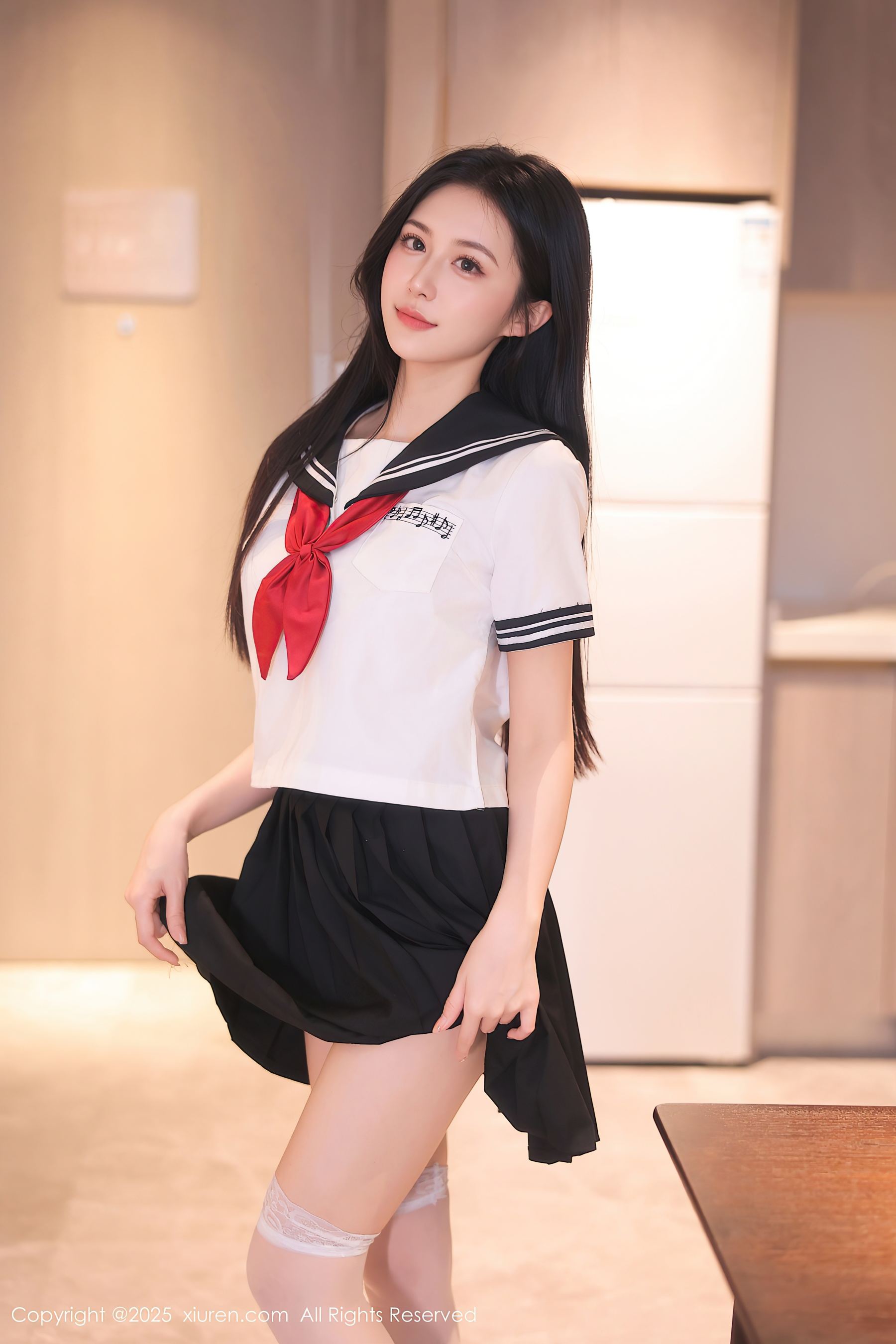 秀人网 No.10234 shelly诗莉吖 白色丝袜插图