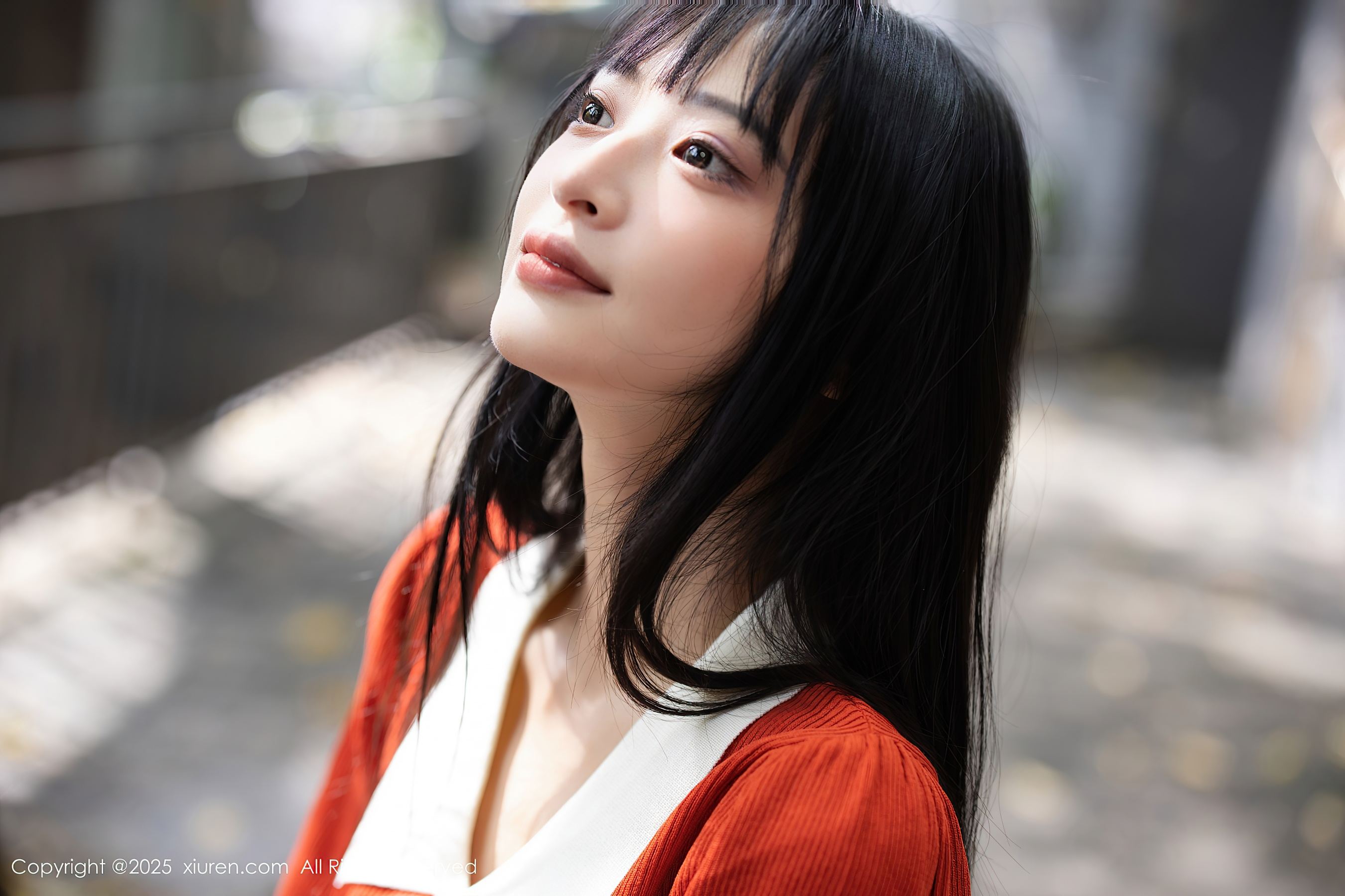 秀人网 No.10247 茂木希子 橙色T恤插图4