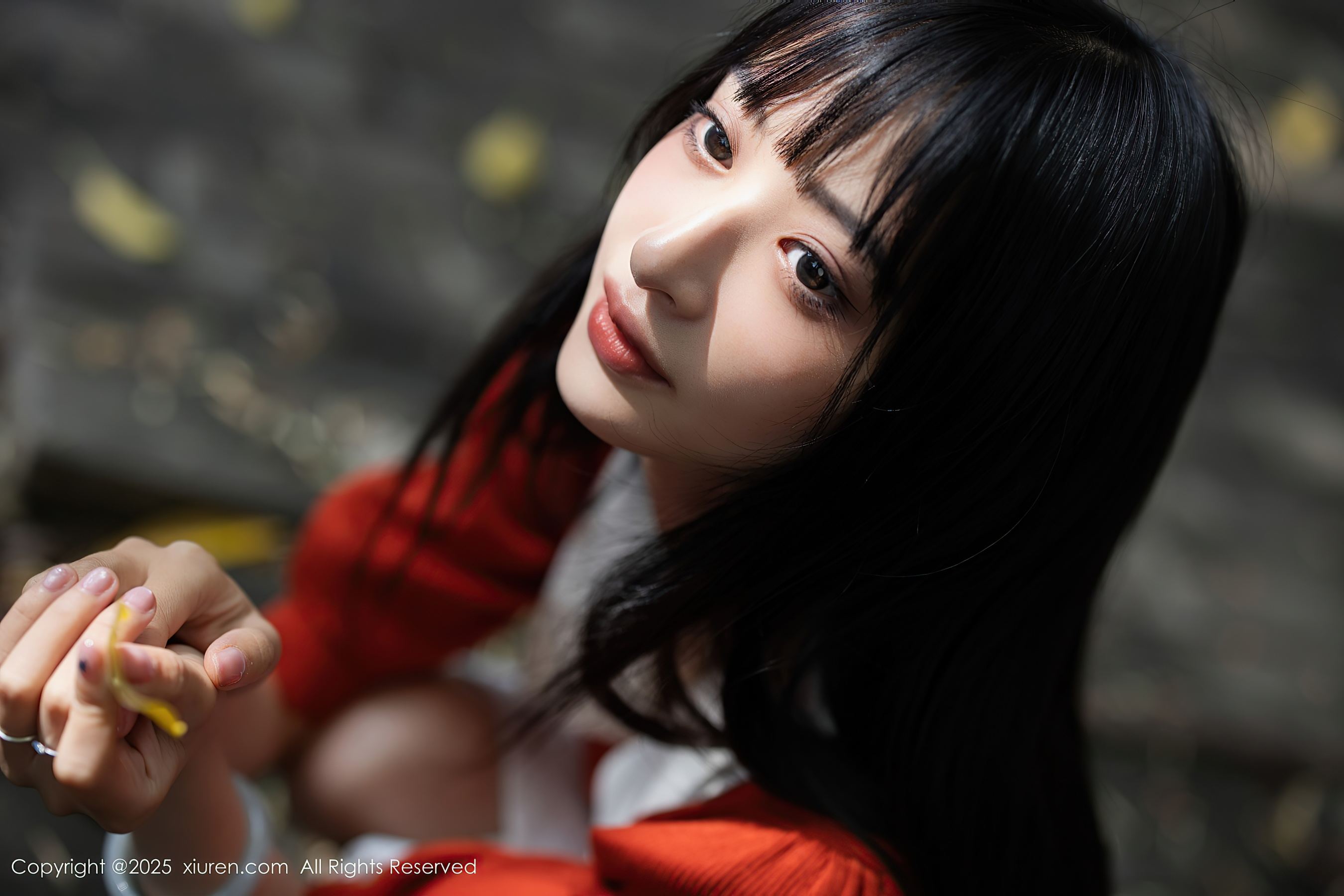 秀人网 No.10247 茂木希子 橙色T恤插图6