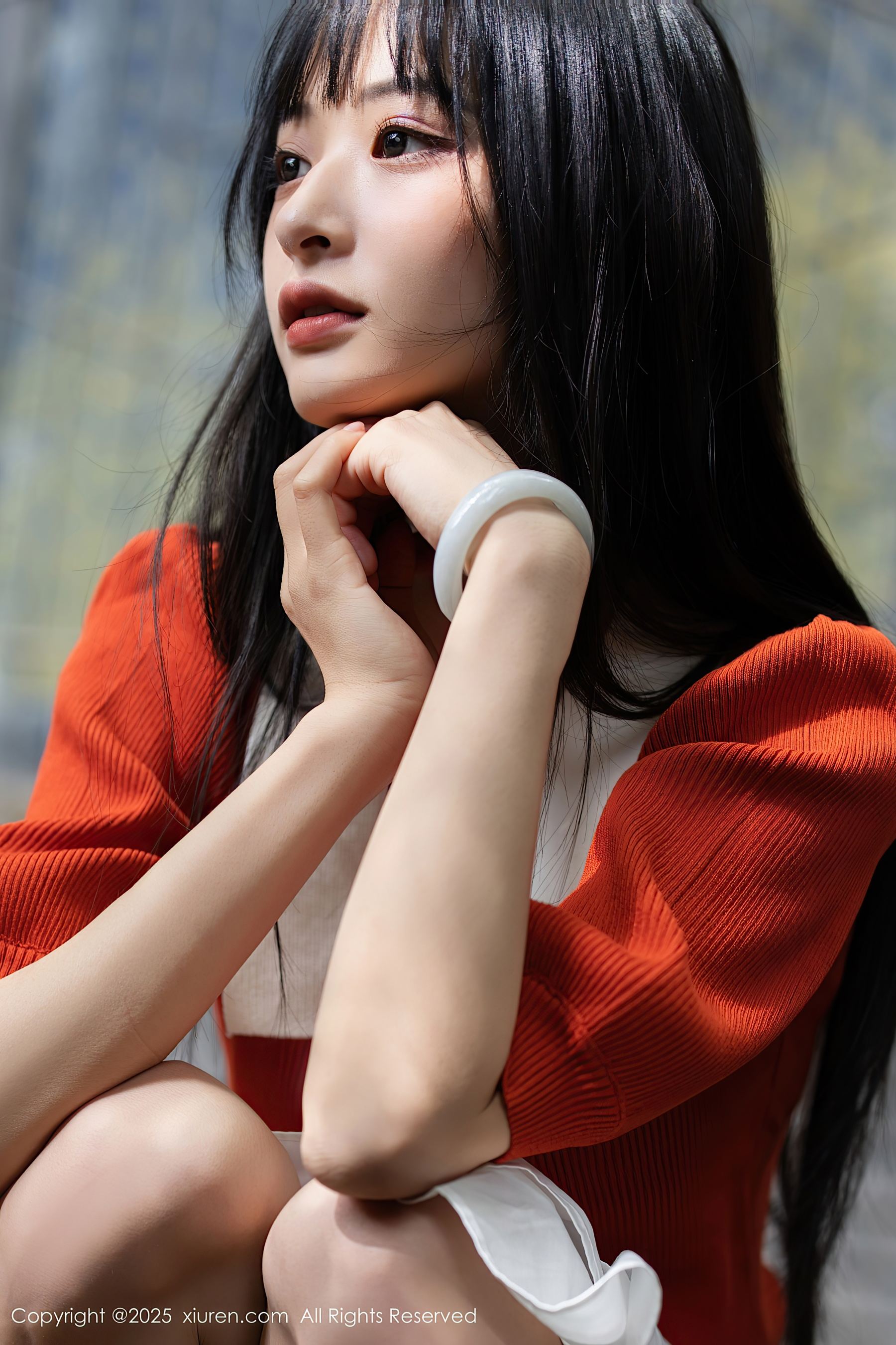 秀人网 No.10247 茂木希子 橙色T恤插图7