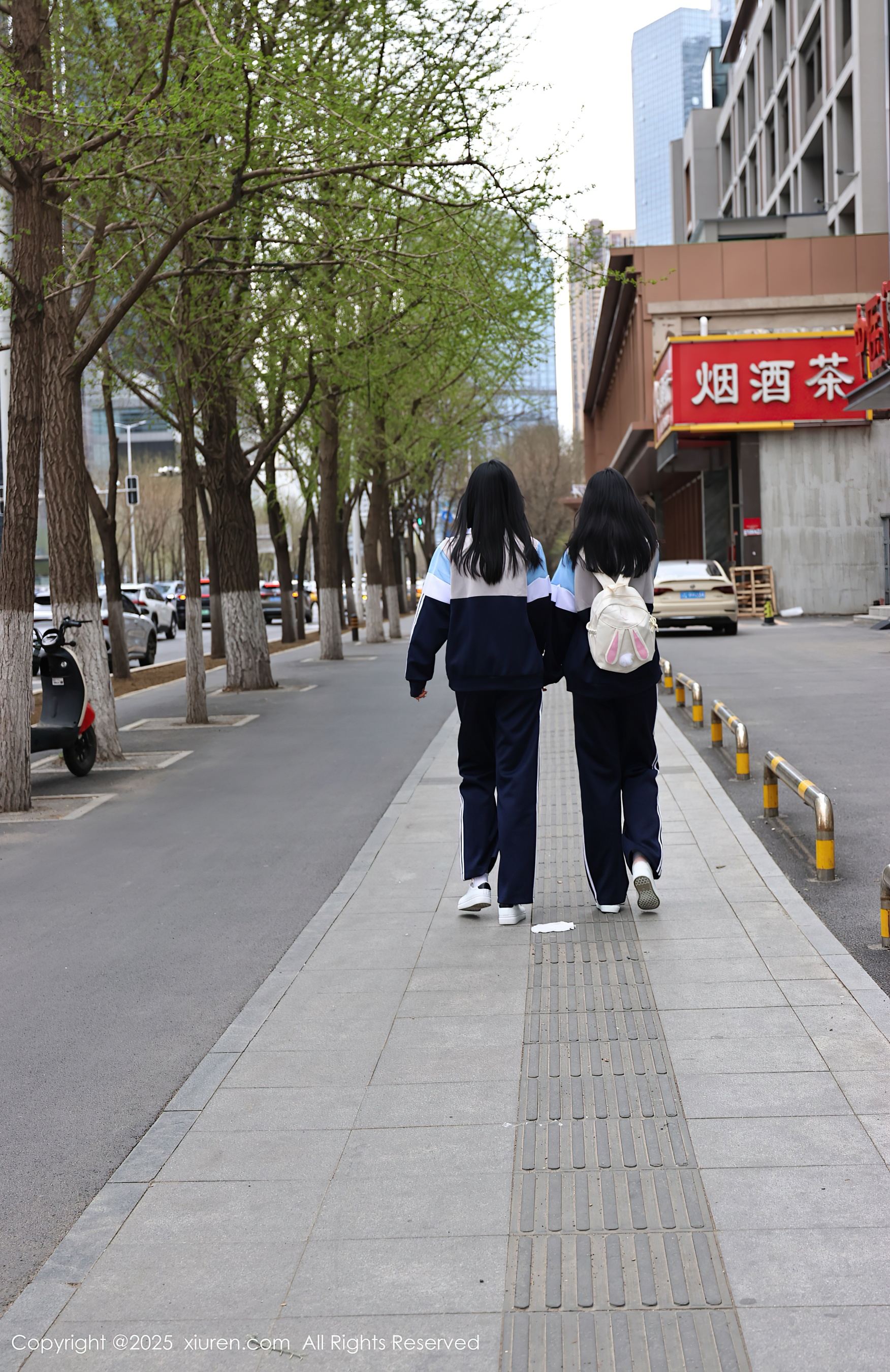 秀人网 No.10288 小芭乐 蓝色校服插图7