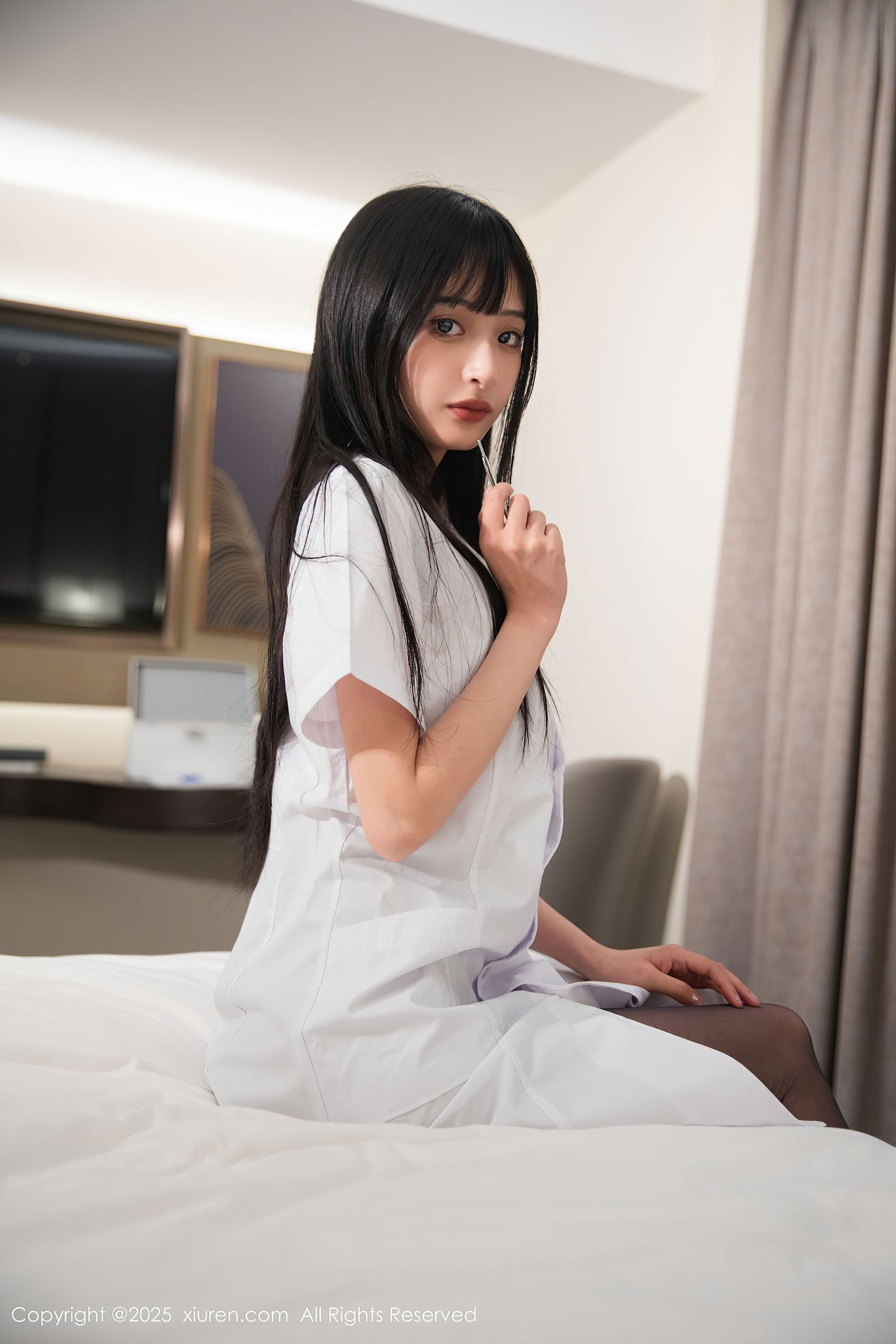 秀人网 No.10373 茂木希子 白色护士服插图7 秀人网 No.10373 茂木希子 白色护士服插图7