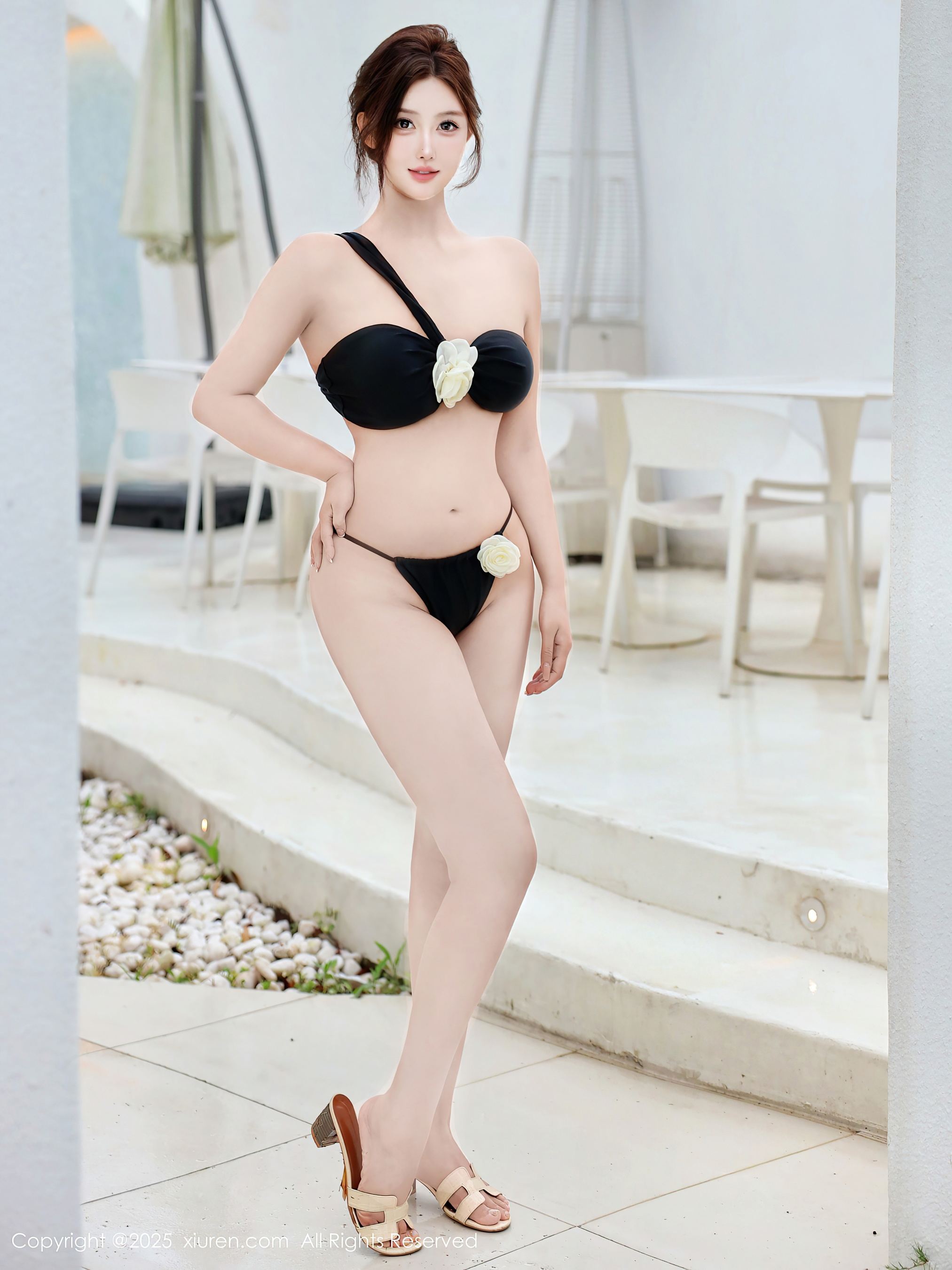 秀人网 No.10418 金允希Yuki 深色比基尼插图8